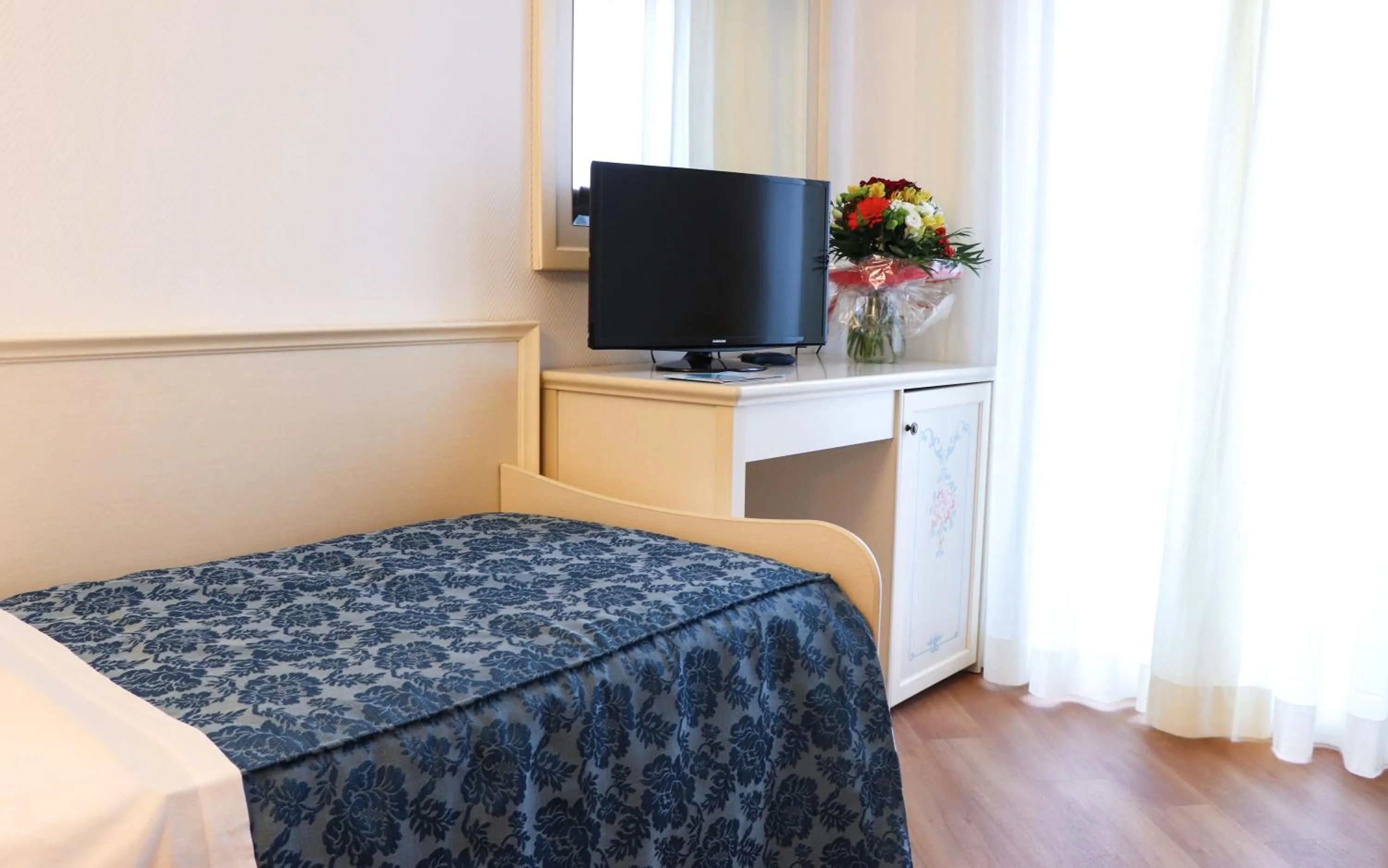 Bed in Hotel Principe