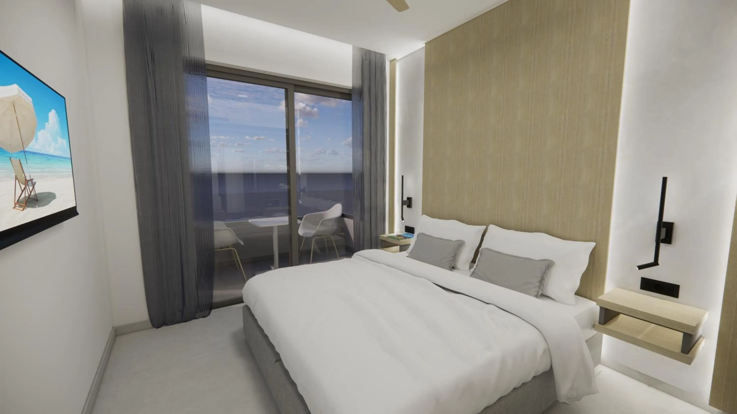 Bed in Oscar Suites & Village