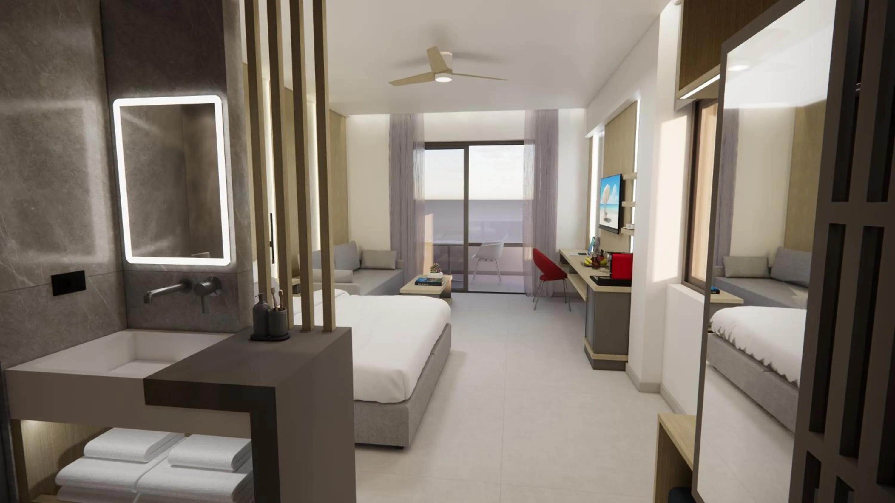 Bed in Oscar Suites & Village