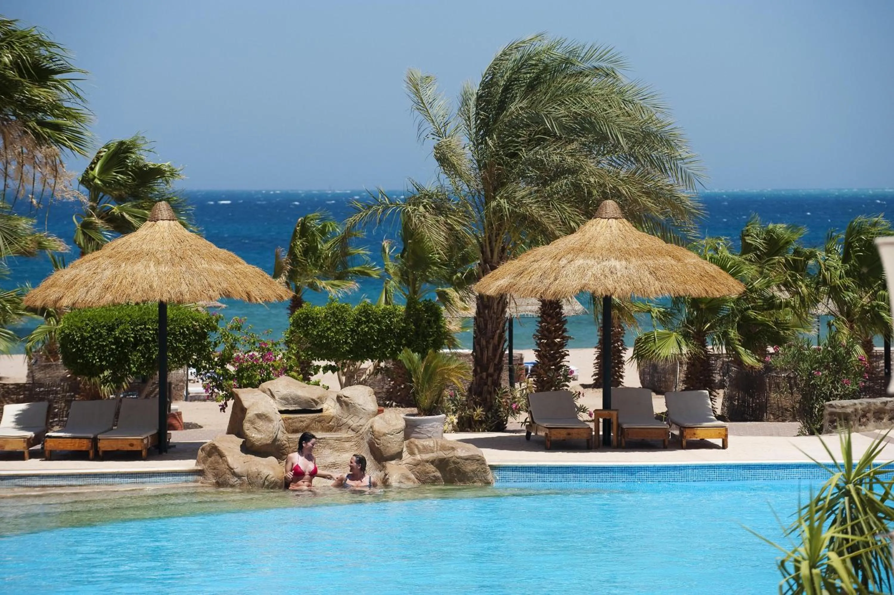 Swimming pool in Lotus Bay Resort