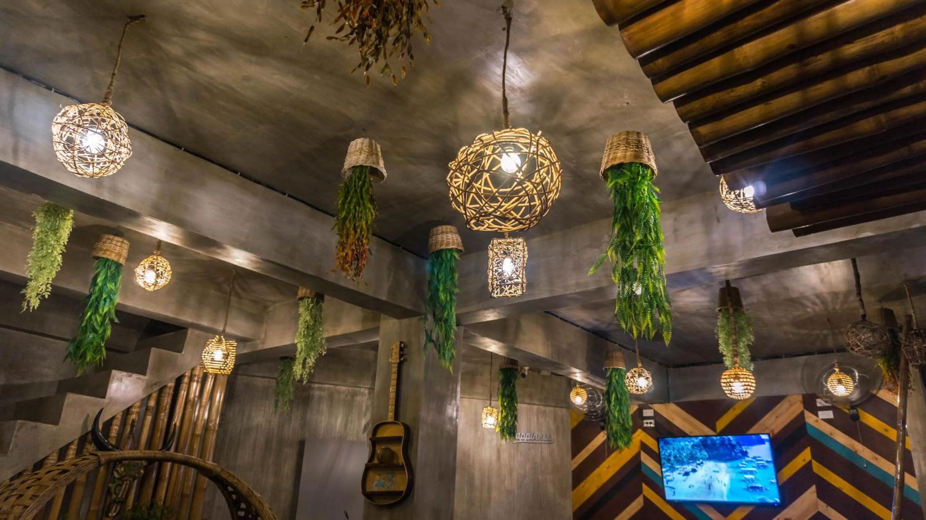 Lobby or reception in Happiness Hostel El Nido