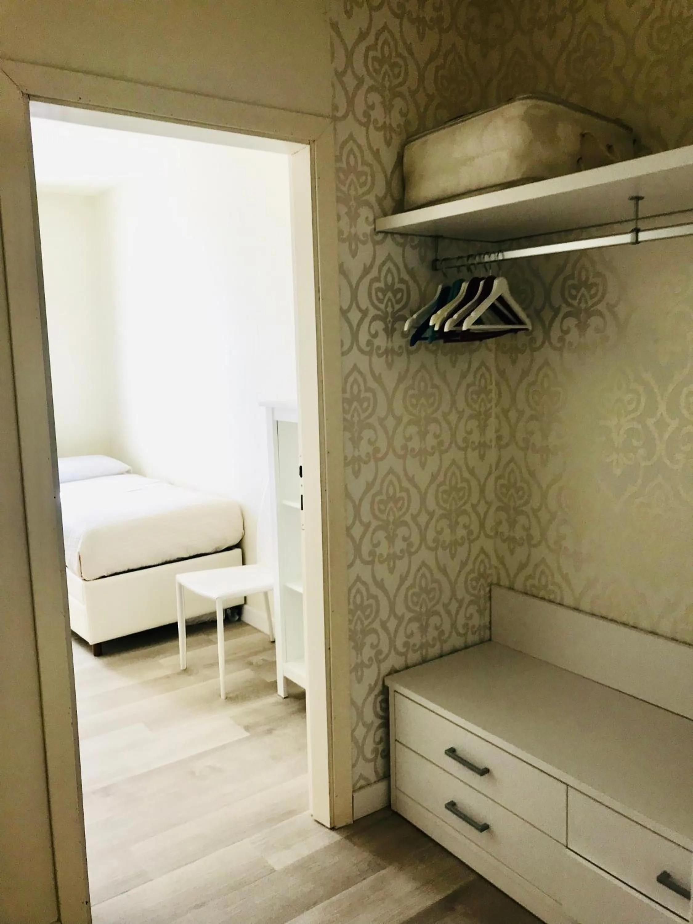 Bed in Hotel Aristeo