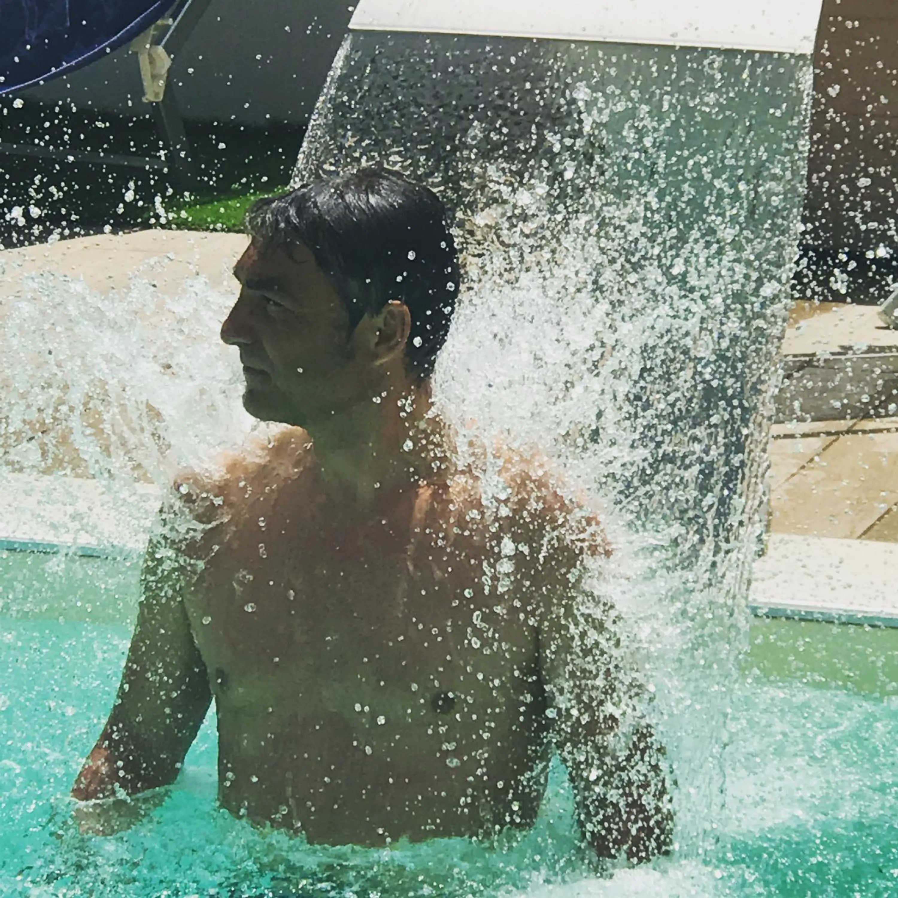 Pool view in Hotel Aristeo