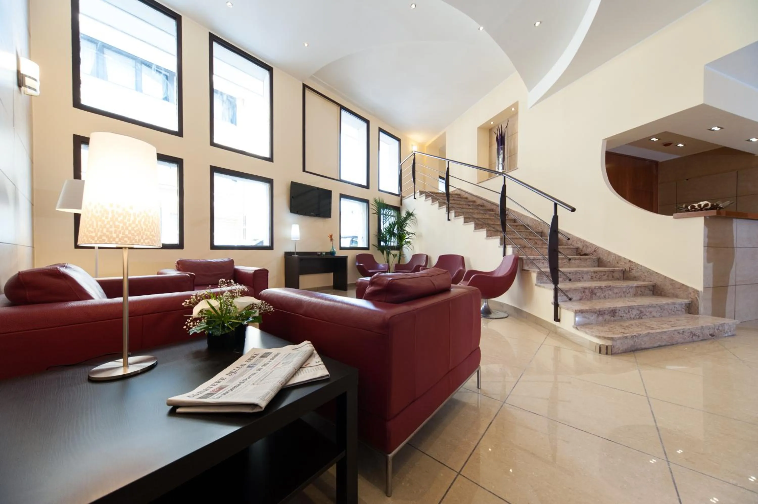 Lobby or reception in Hotel Tiempo