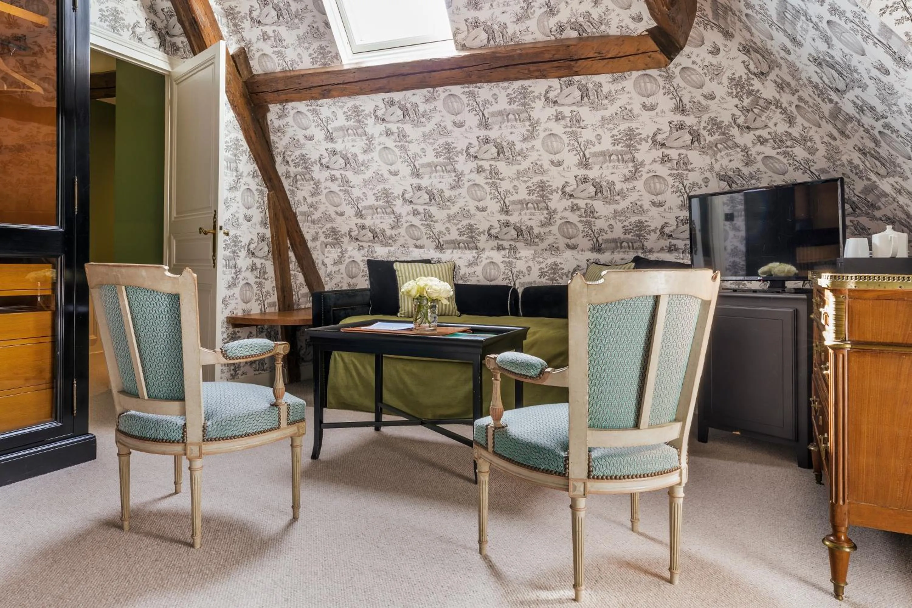 Seating area in Les Hauts de Loire Relais & Châteaux