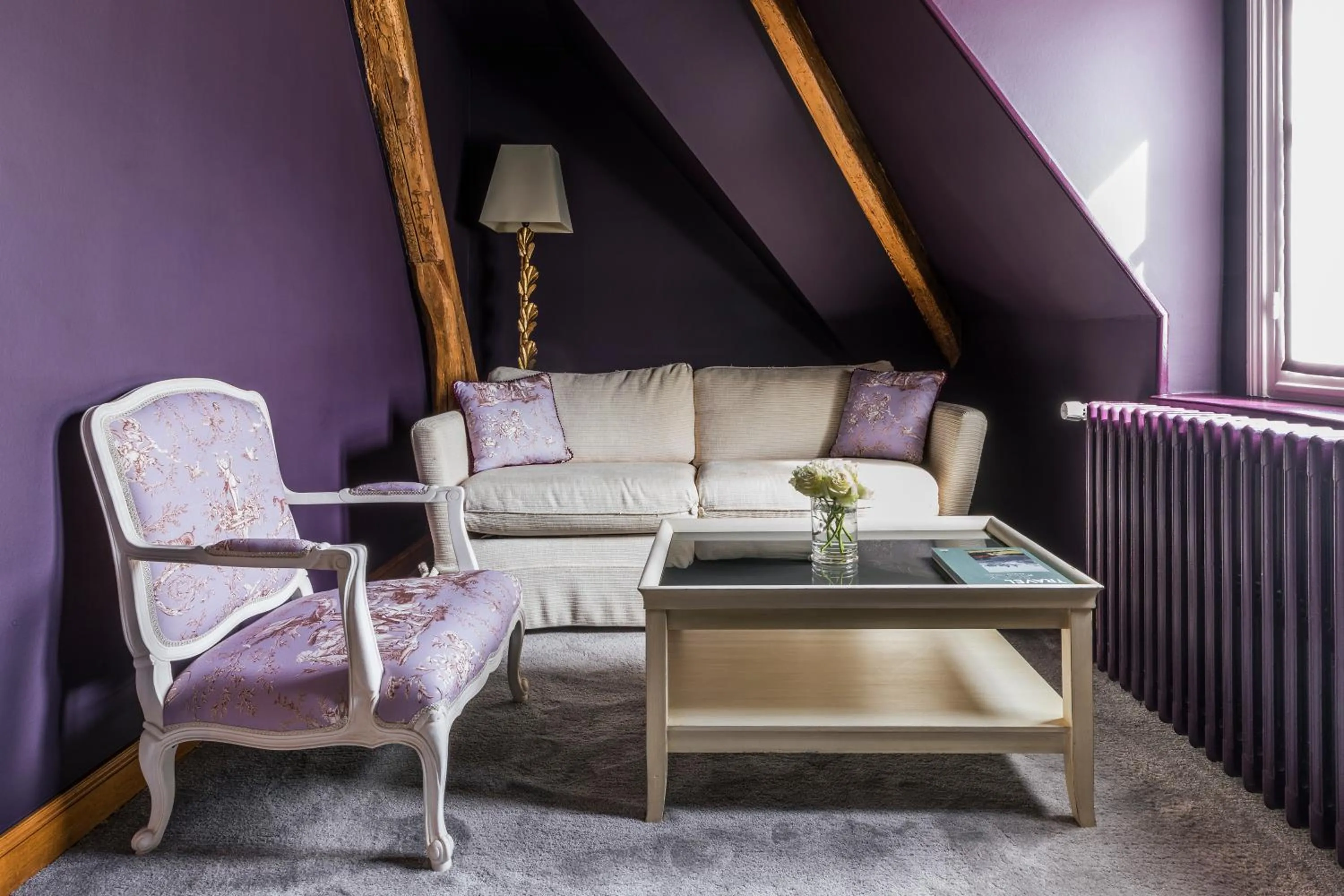 Living room in Les Hauts de Loire Relais & Châteaux