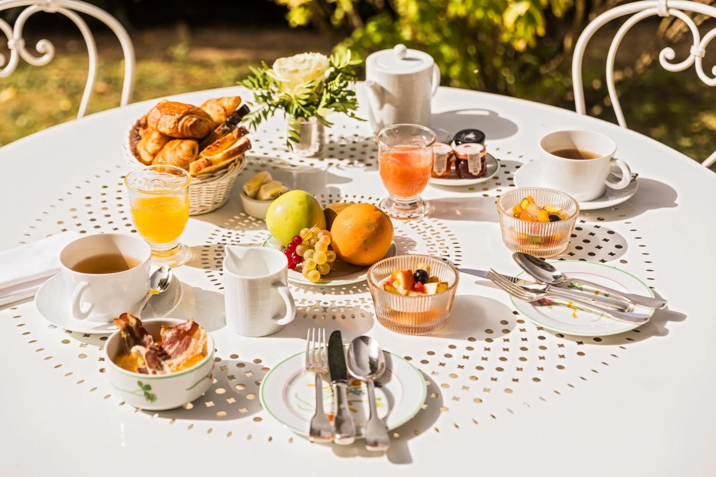 Breakfast in Les Hauts de Loire Relais & Châteaux