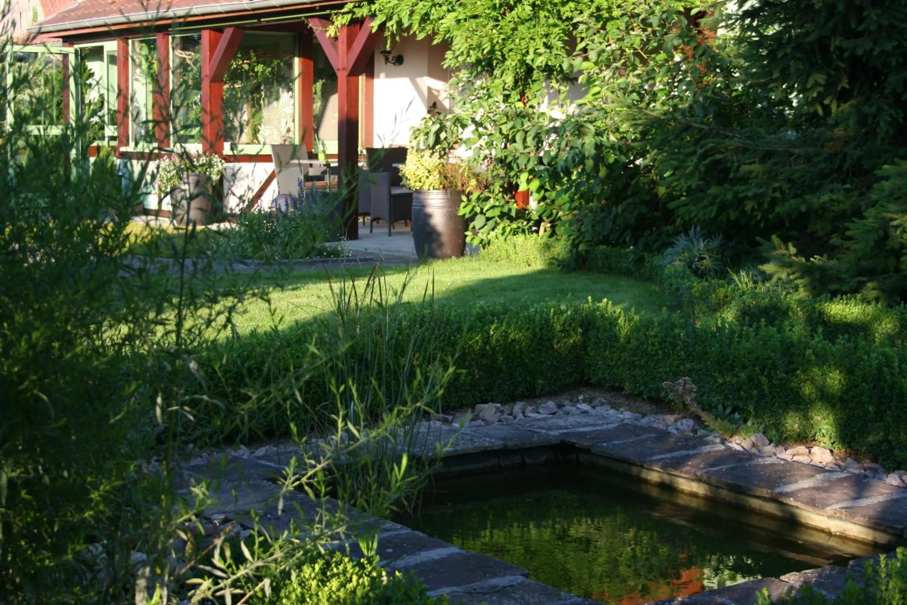 Garden in Au Relais de l'Ill
