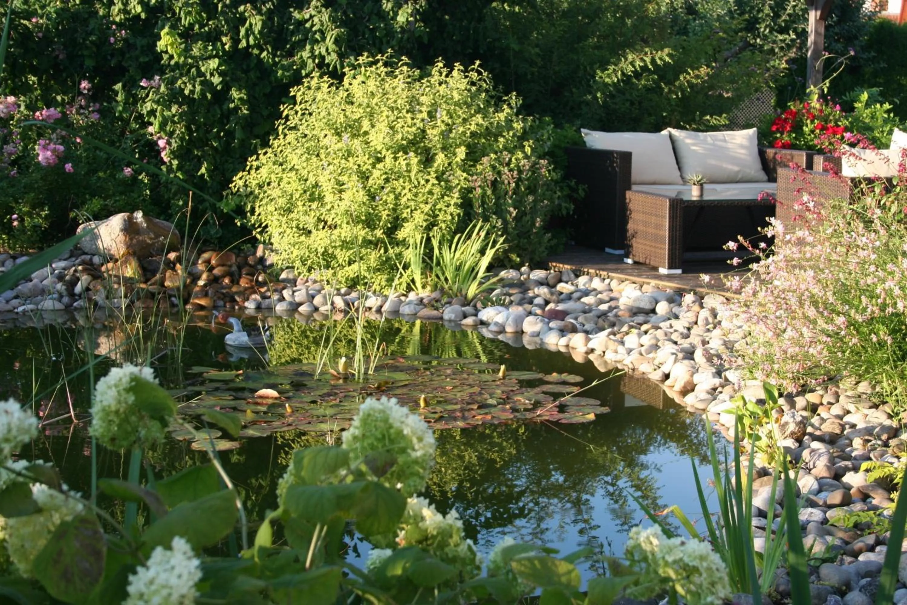 Garden in Au Relais de l'Ill