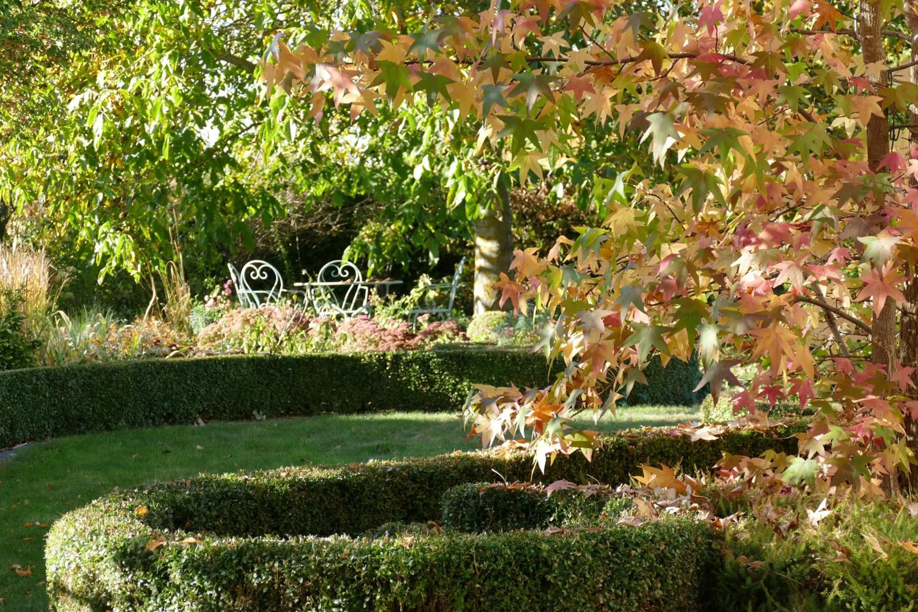 Garden in Au Relais de l'Ill