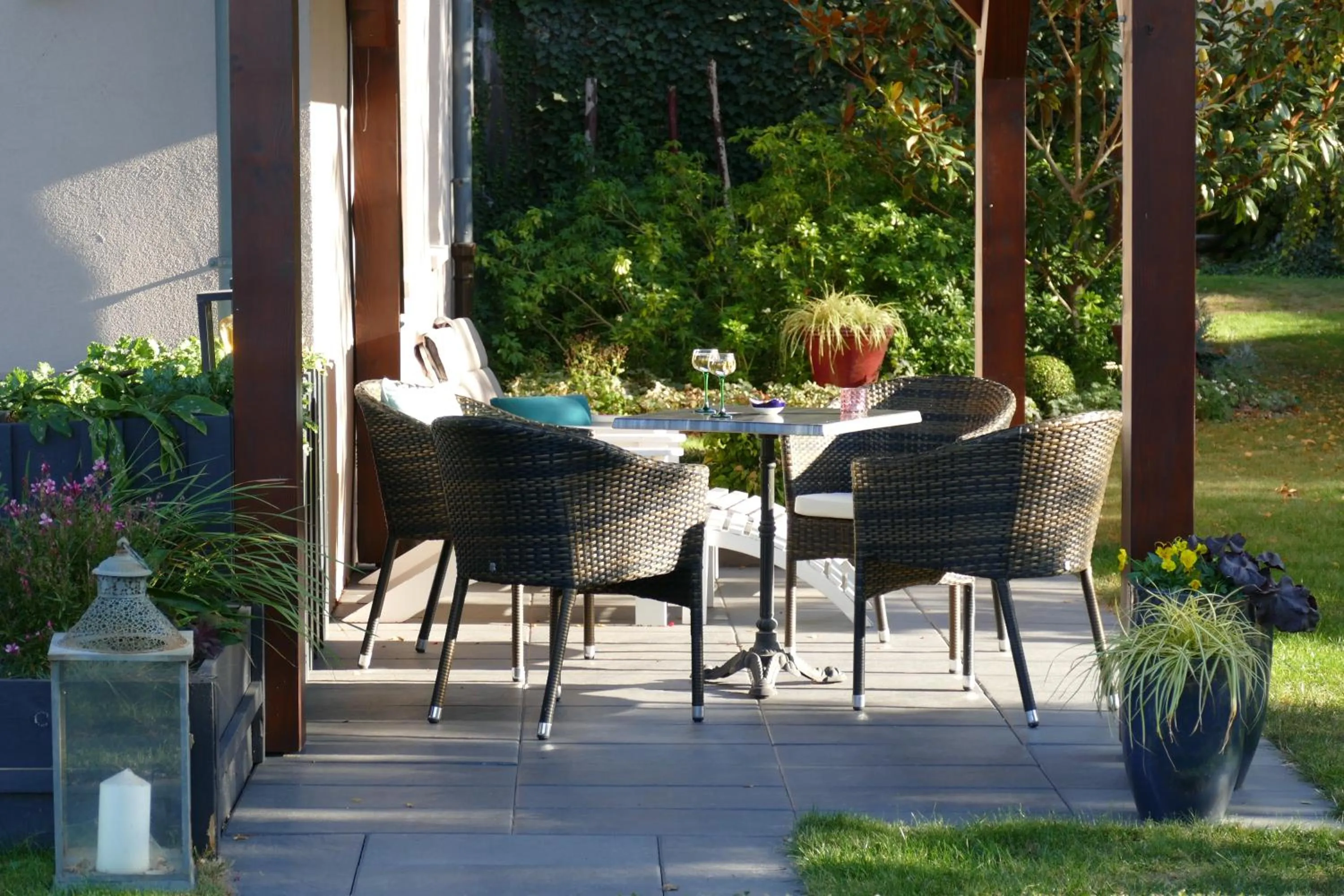 Patio in Au Relais de l'Ill