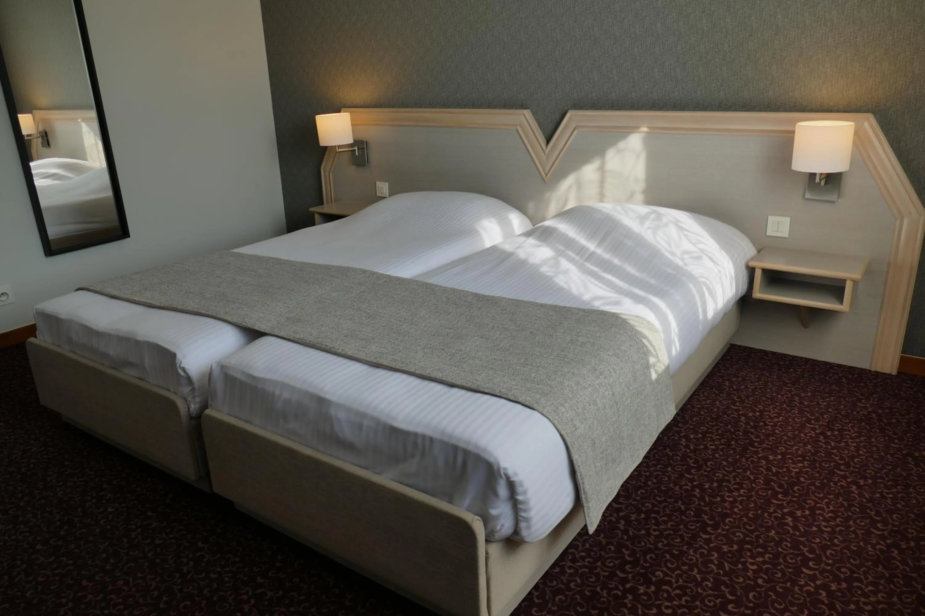 Bed in Au Relais de l'Ill