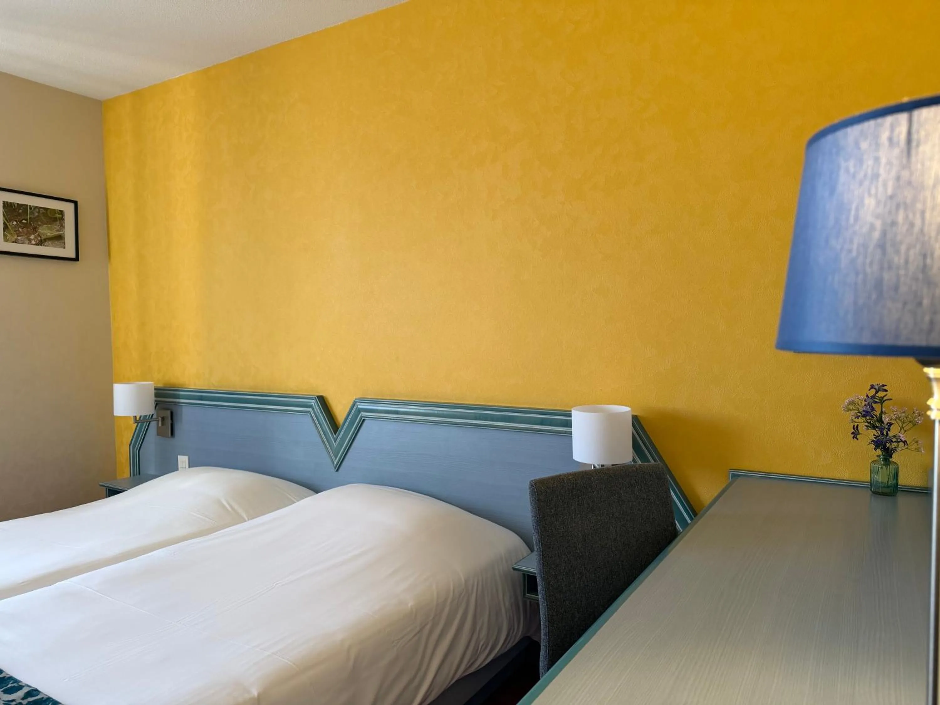 Bed in Au Relais de l'Ill