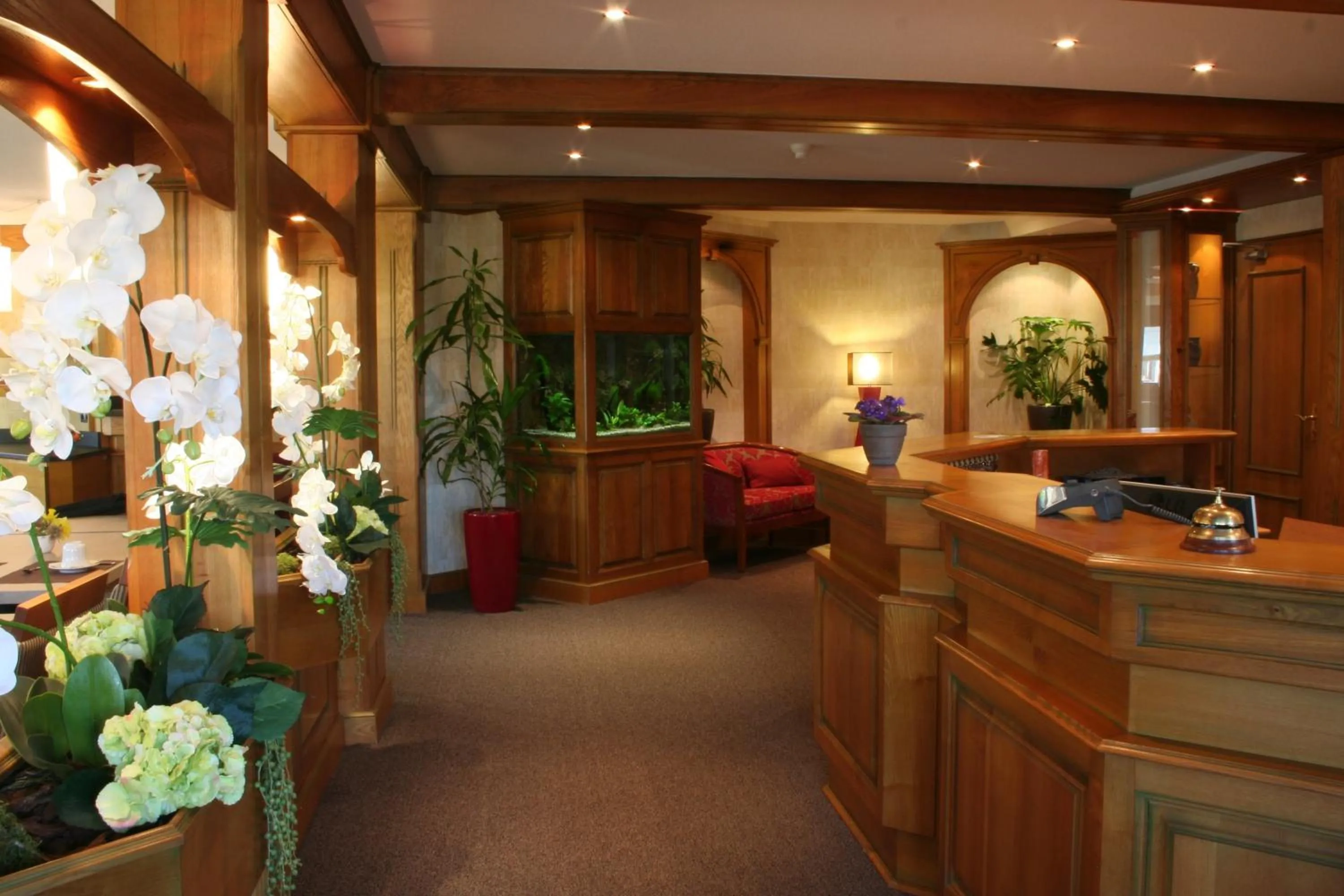 Lobby or reception in Au Relais de l'Ill