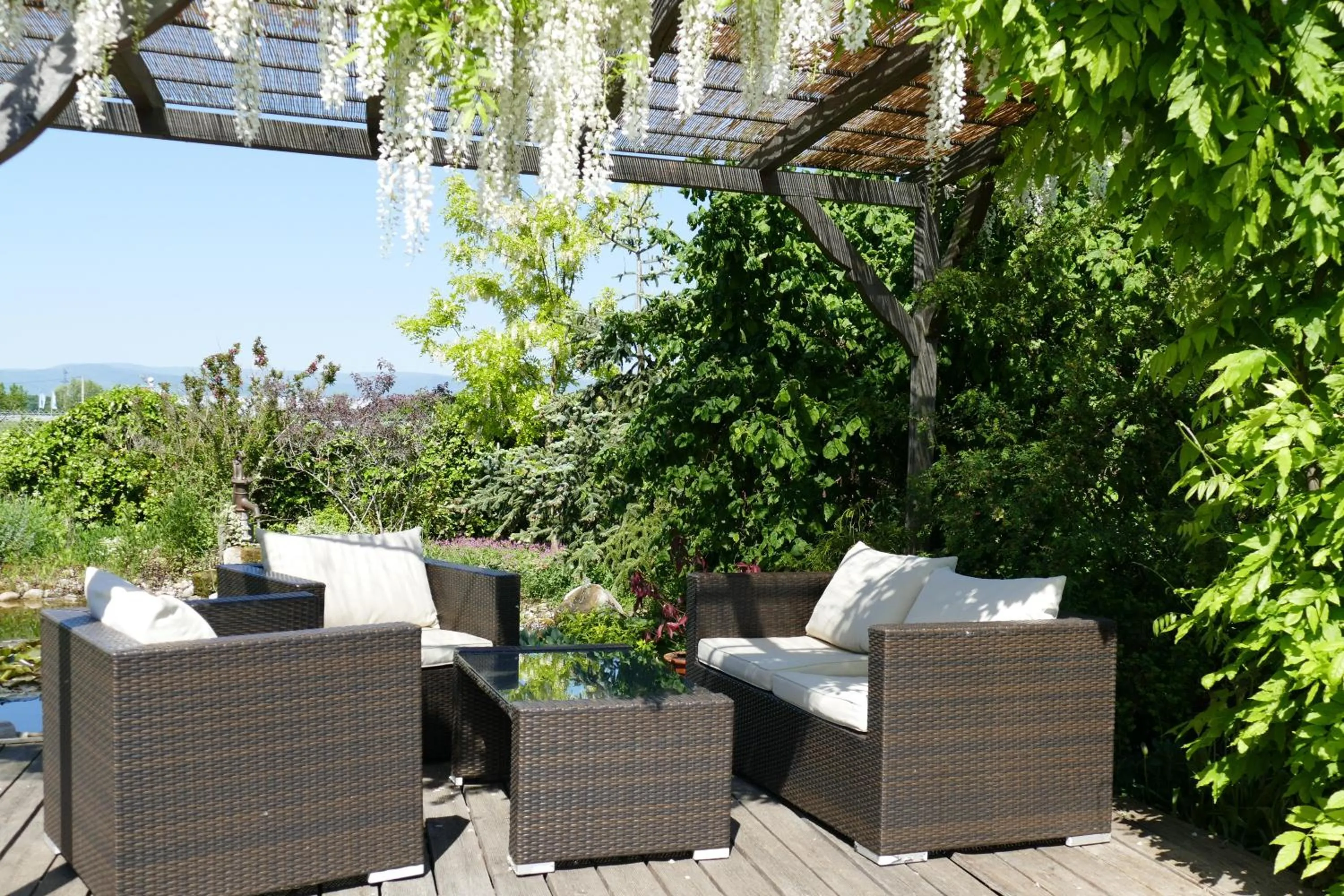 Patio in Au Relais de l'Ill