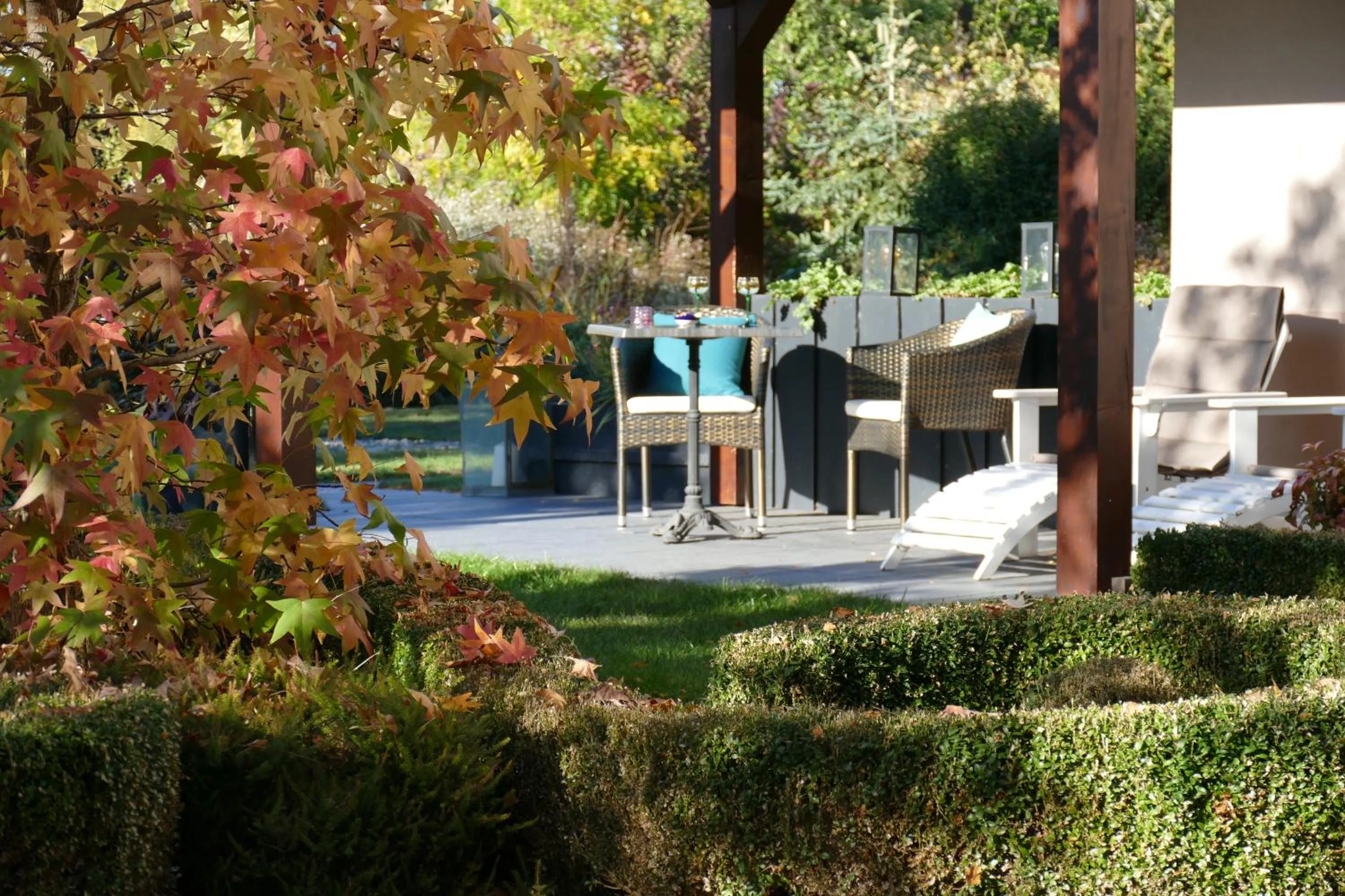 Patio in Au Relais de l'Ill