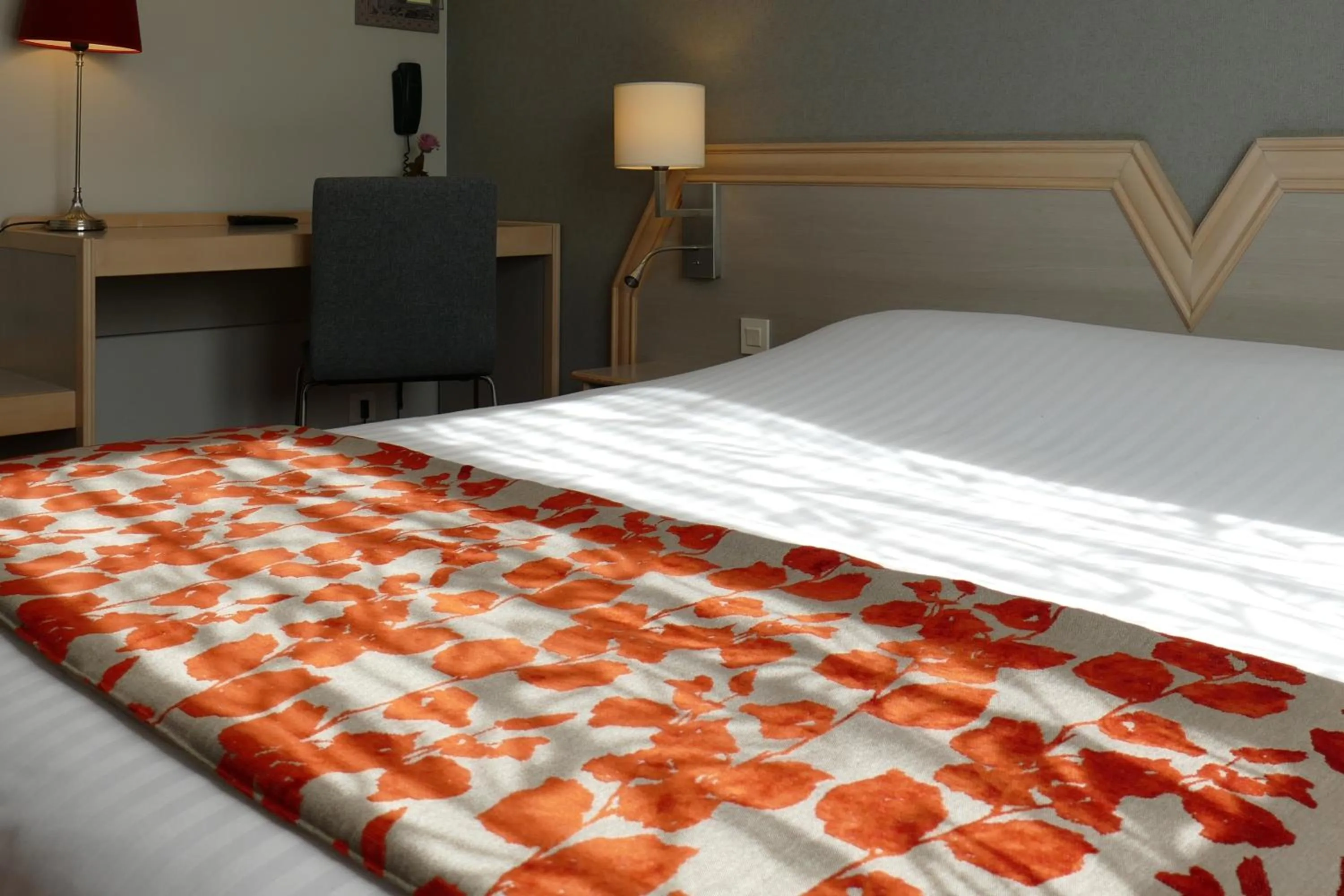 Bed in Au Relais de l'Ill