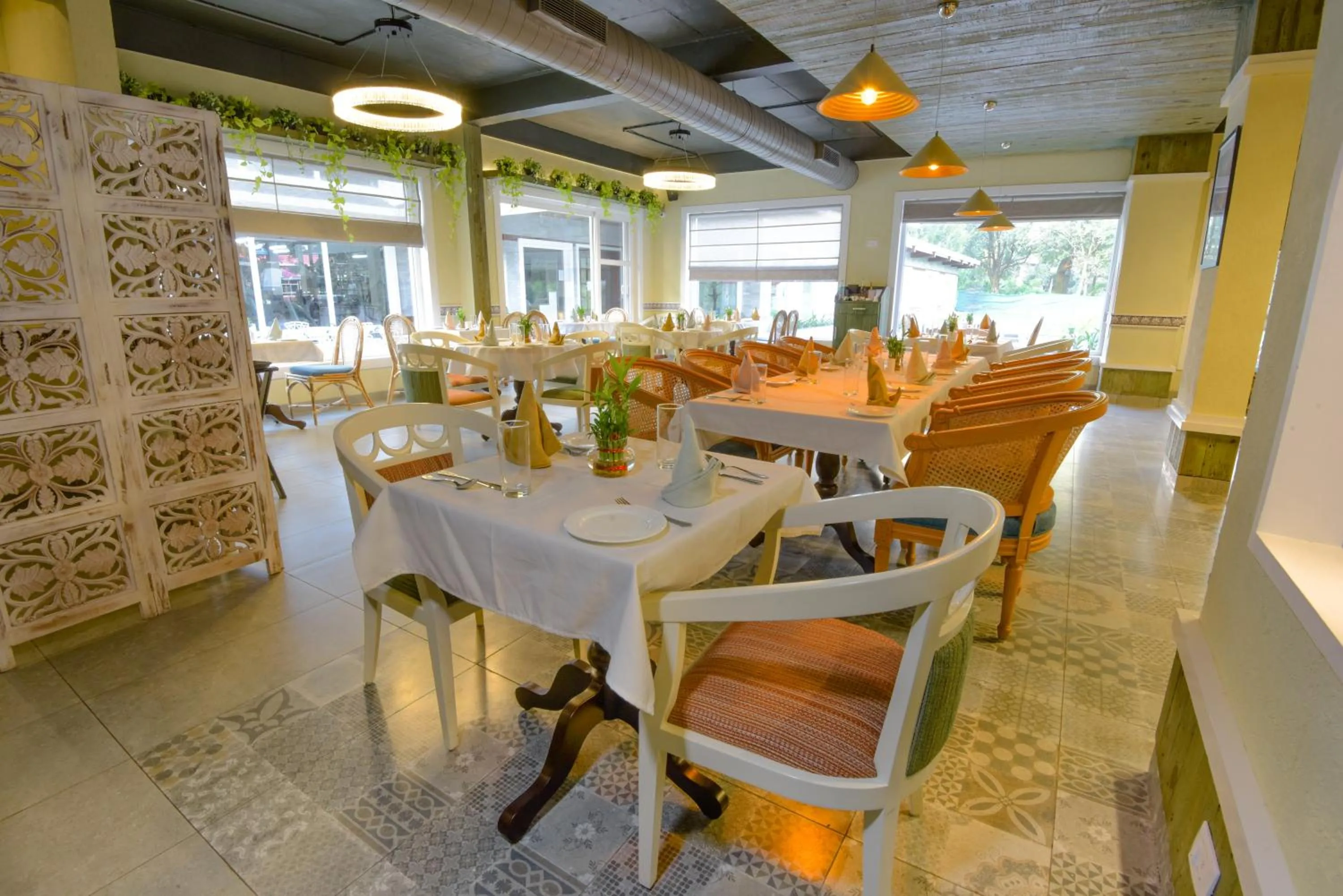Breakfast in Infinitea Tea Garden Resort