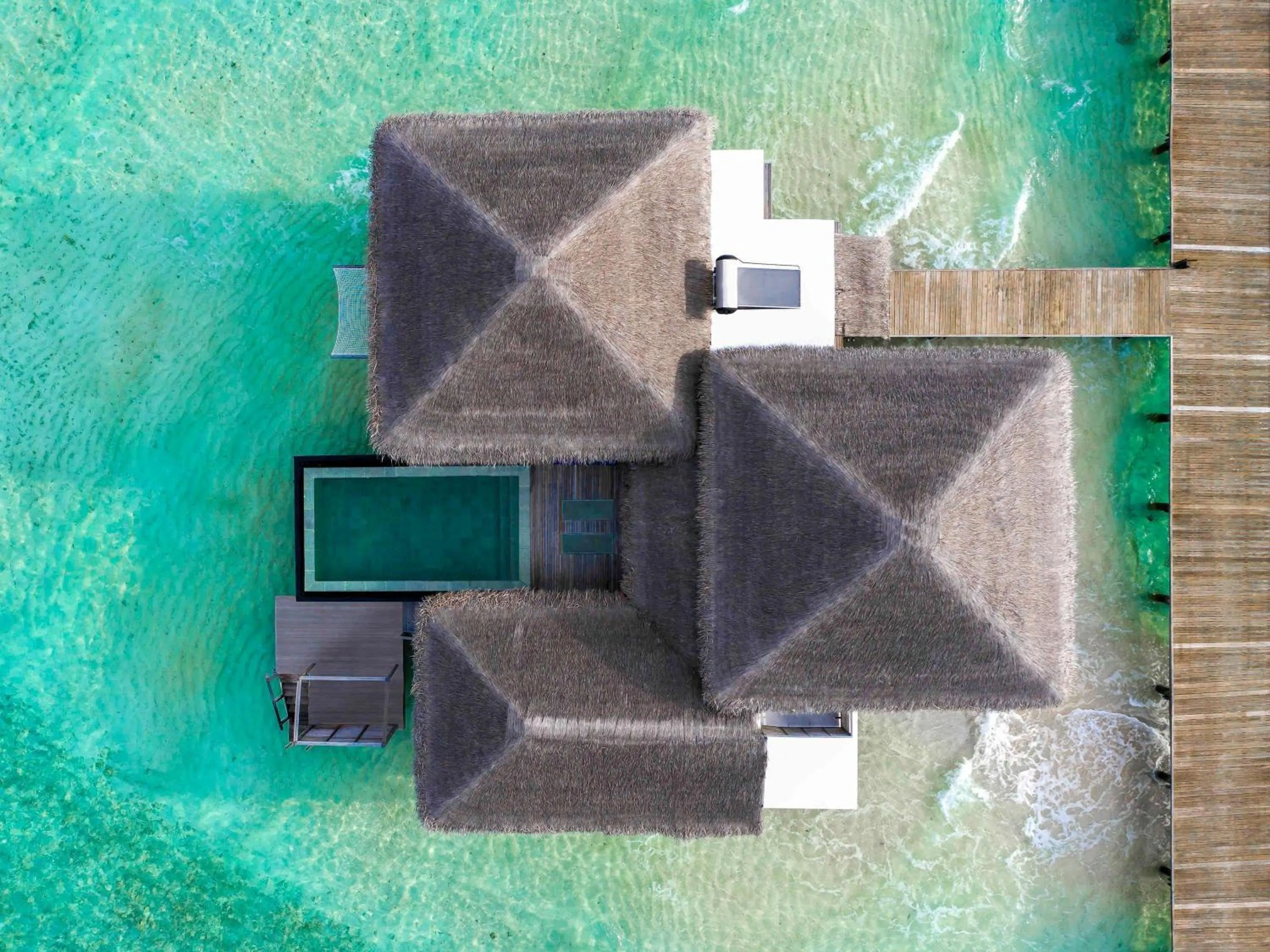 Bedroom in Raffles Maldives Meradhoo