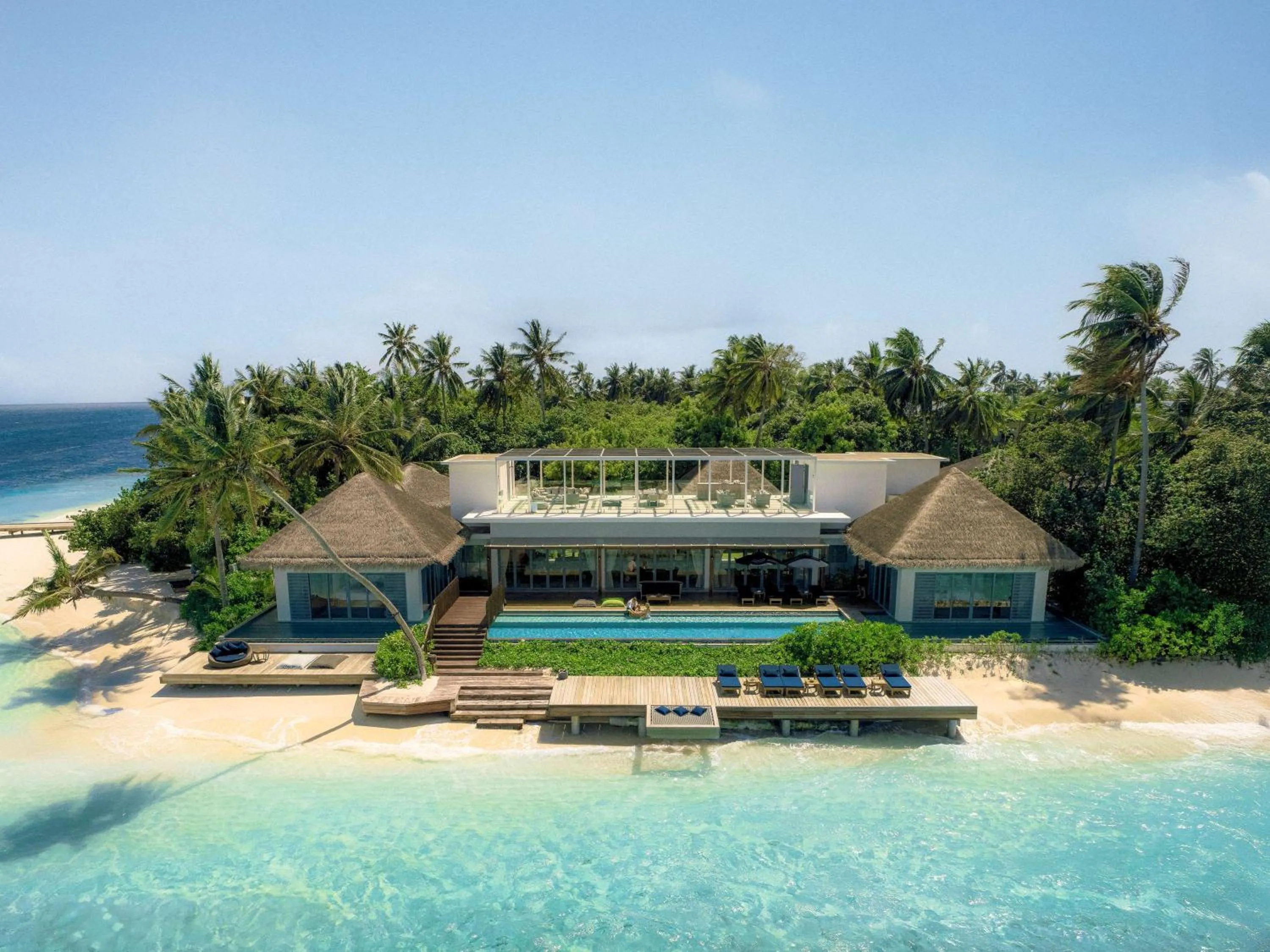 Bedroom in Raffles Maldives Meradhoo