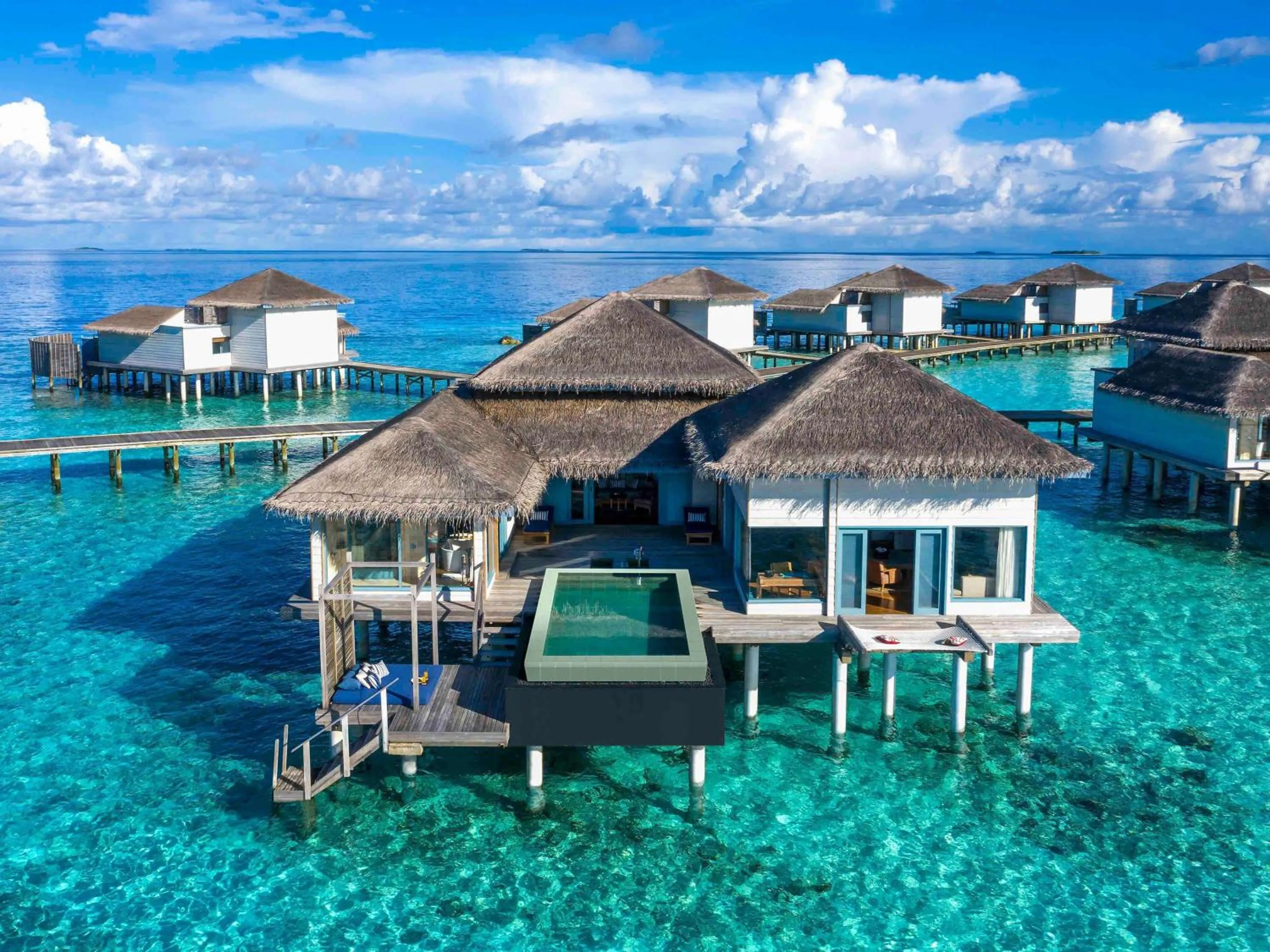 Bedroom in Raffles Maldives Meradhoo