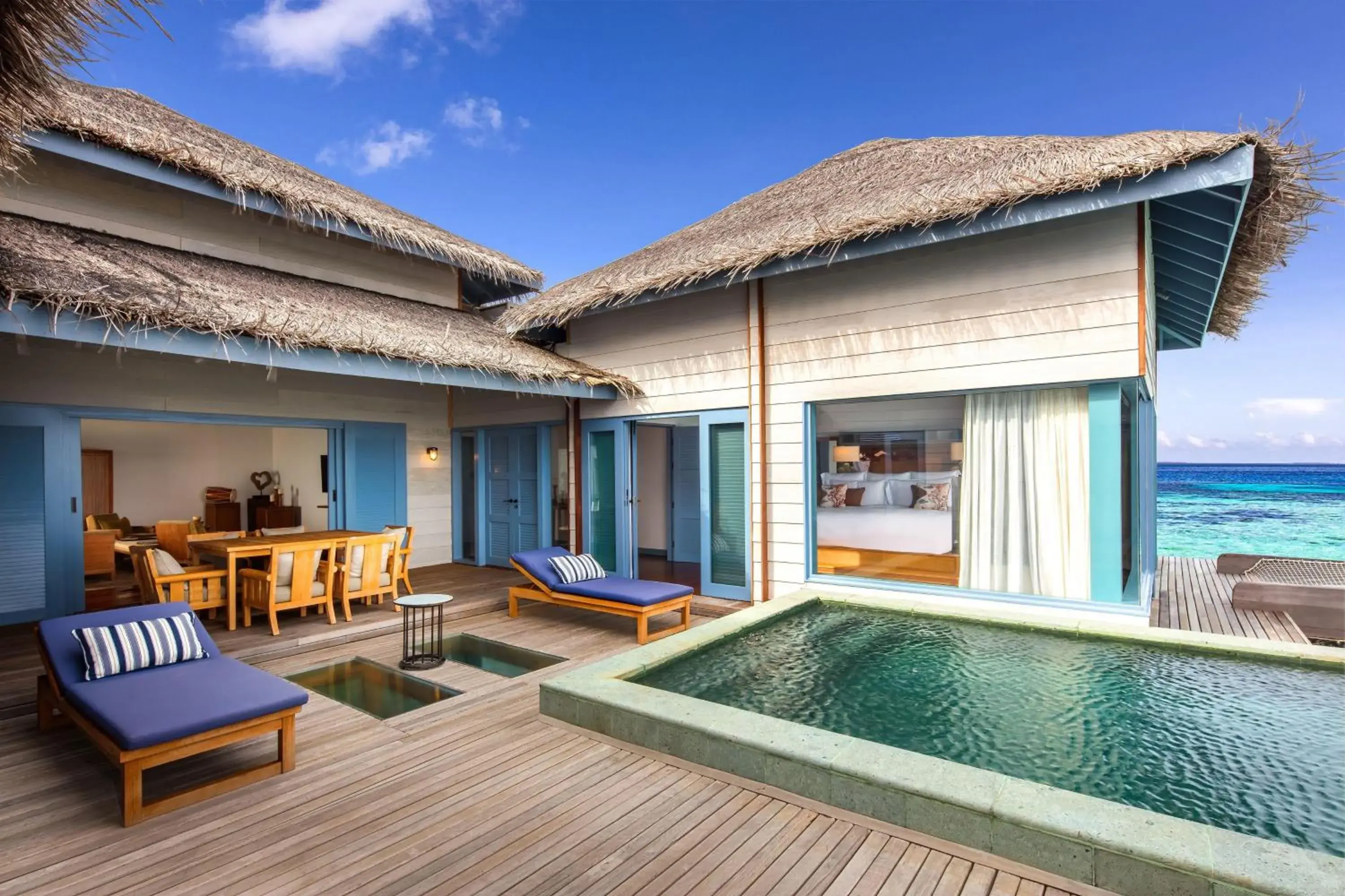 Overwater Residence with Private Pool - single occupancy in Raffles Maldives Meradhoo Overwater Residence with Private Pool - single occupancy in Raffles Maldives Meradhoo