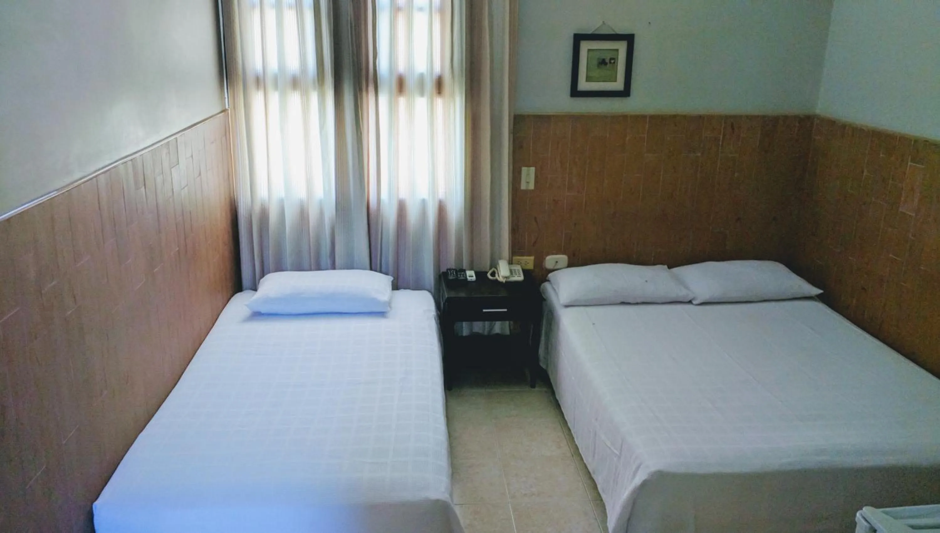 Bed in Hotel Bahia Blanca Santa Marta Frente al Mar