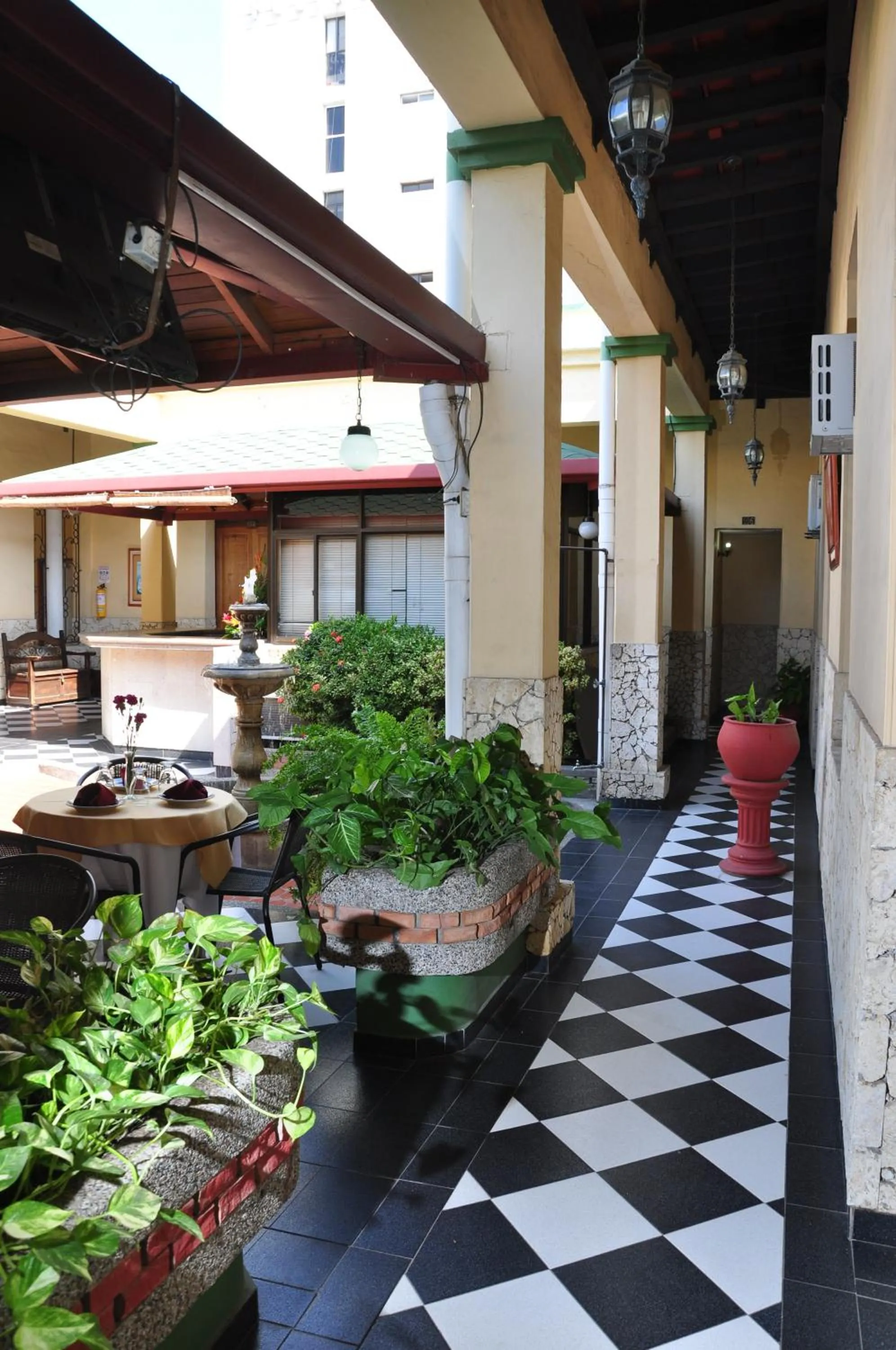 Decorative detail in Hotel Bahia Blanca Santa Marta Frente al Mar