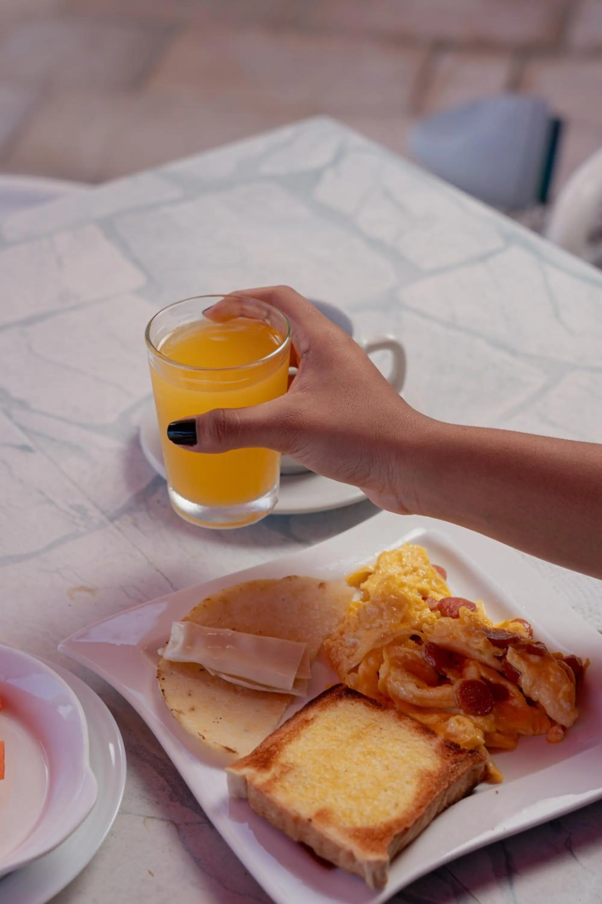 Breakfast in Hotel Bahia Blanca Santa Marta Frente al Mar