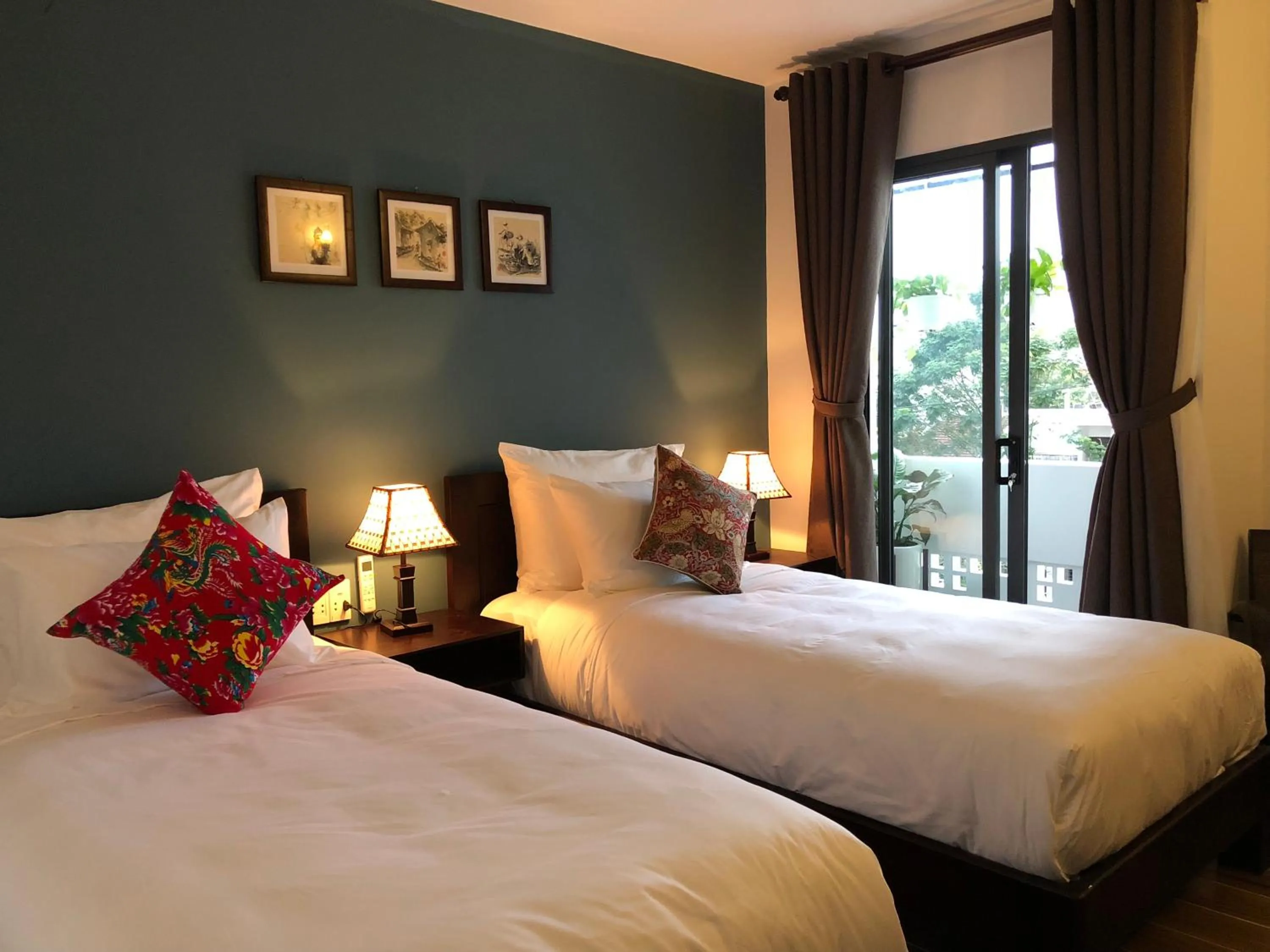 Balcony/Terrace, Bed in La An Homestay