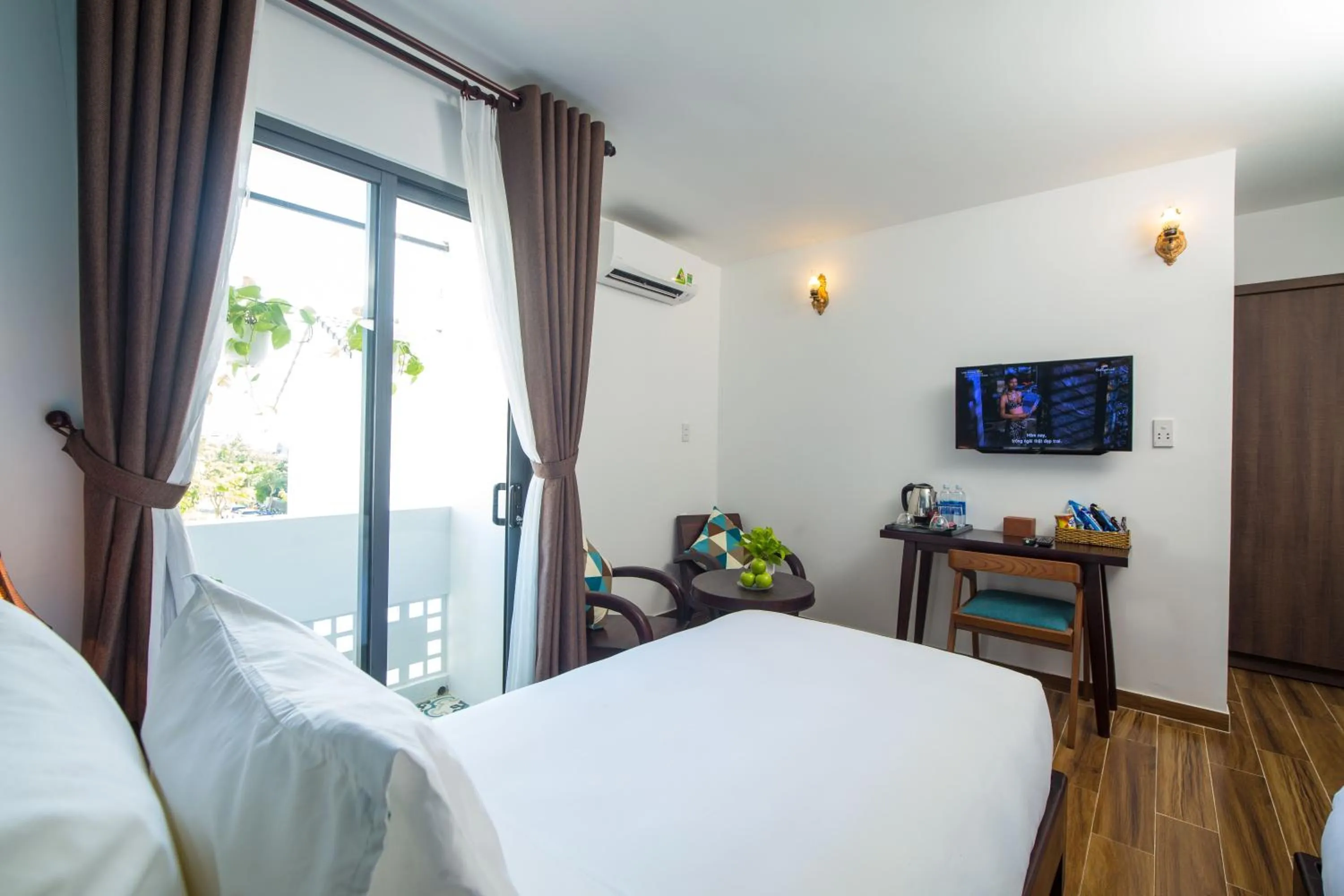 Balcony/Terrace, Bed in La An Homestay