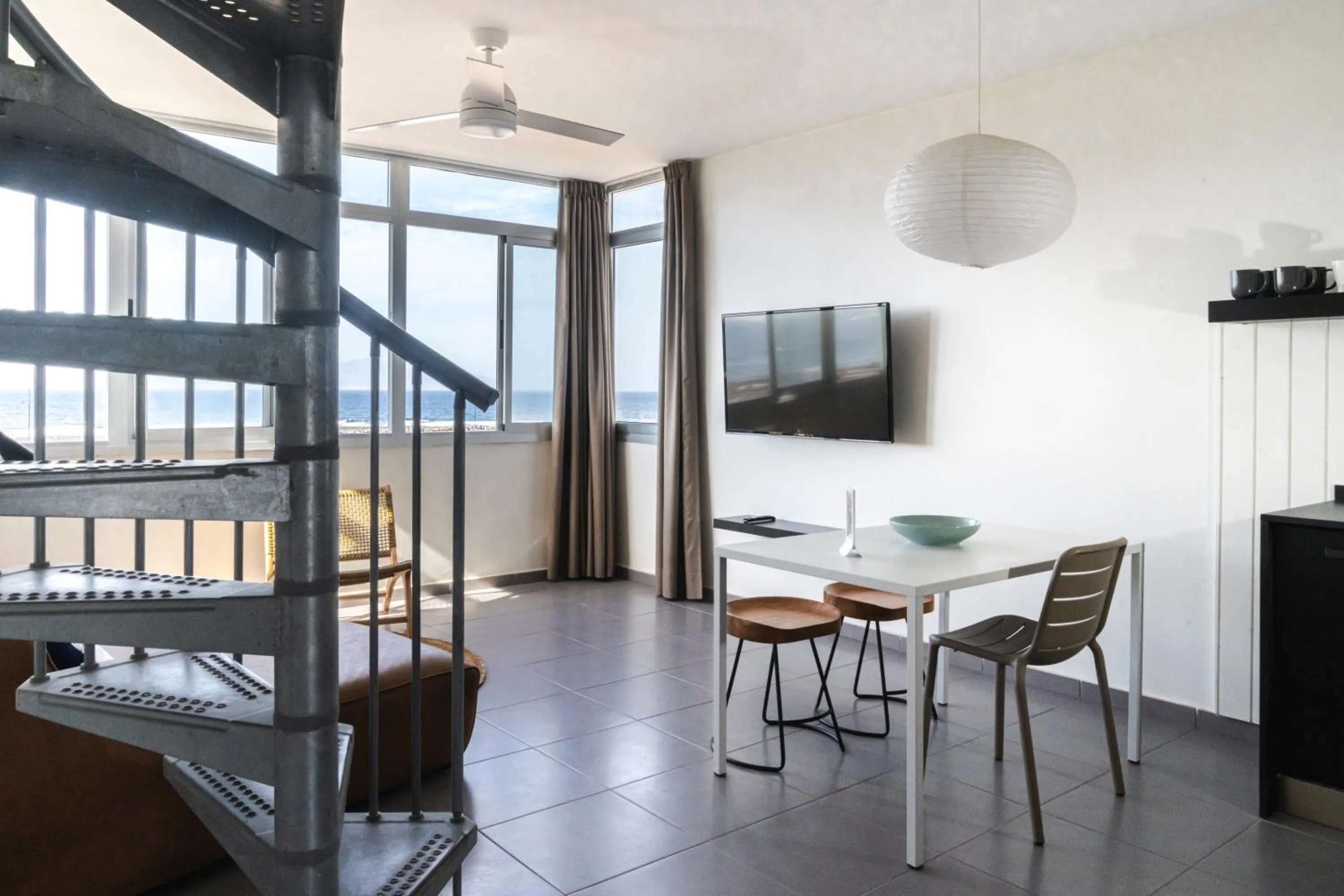 Kitchen or kitchenette in Buendía Corralejo Nohotel