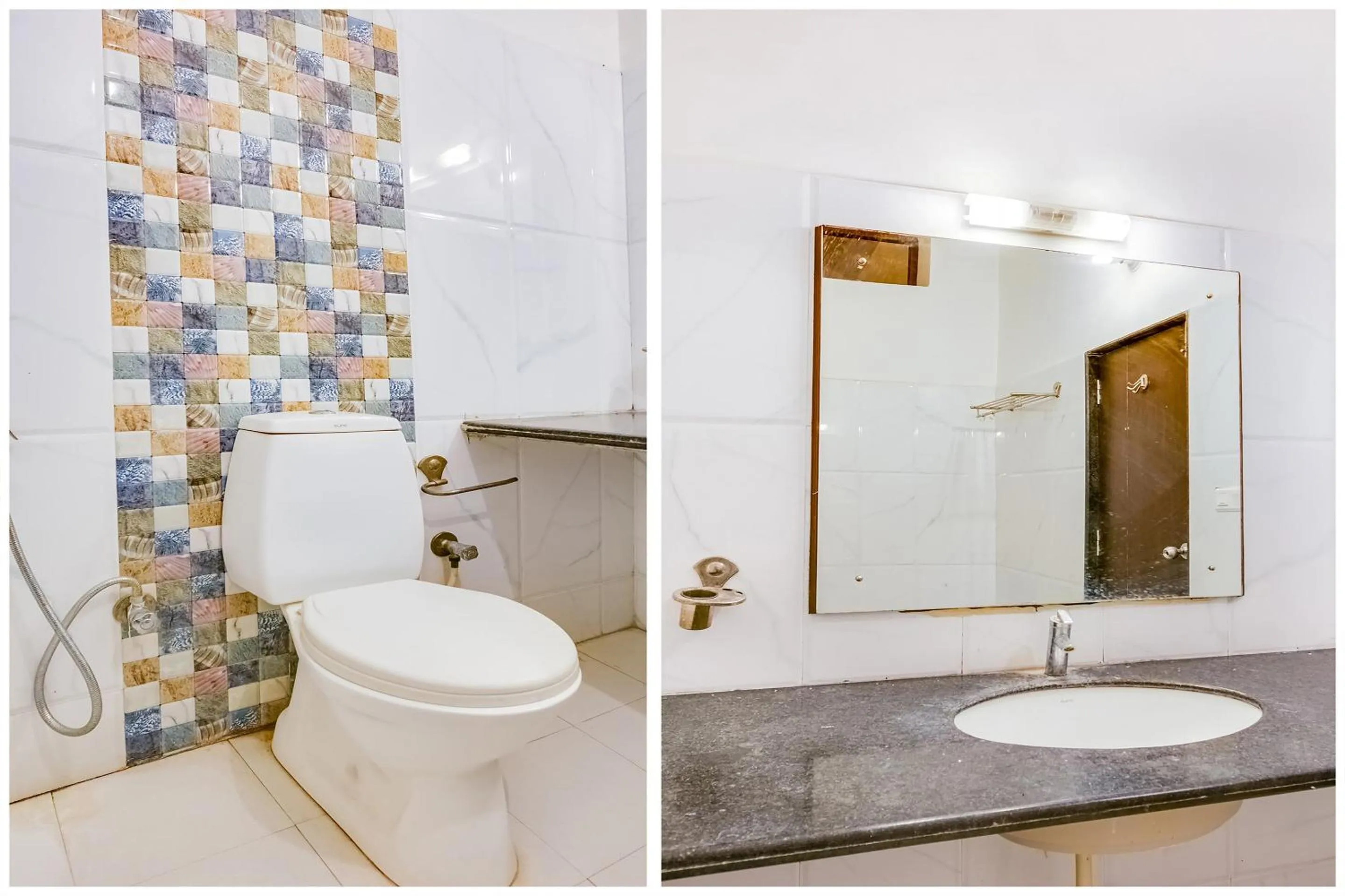 Bathroom in Hotel O The Thar Mid Way Hotel And Restaurant