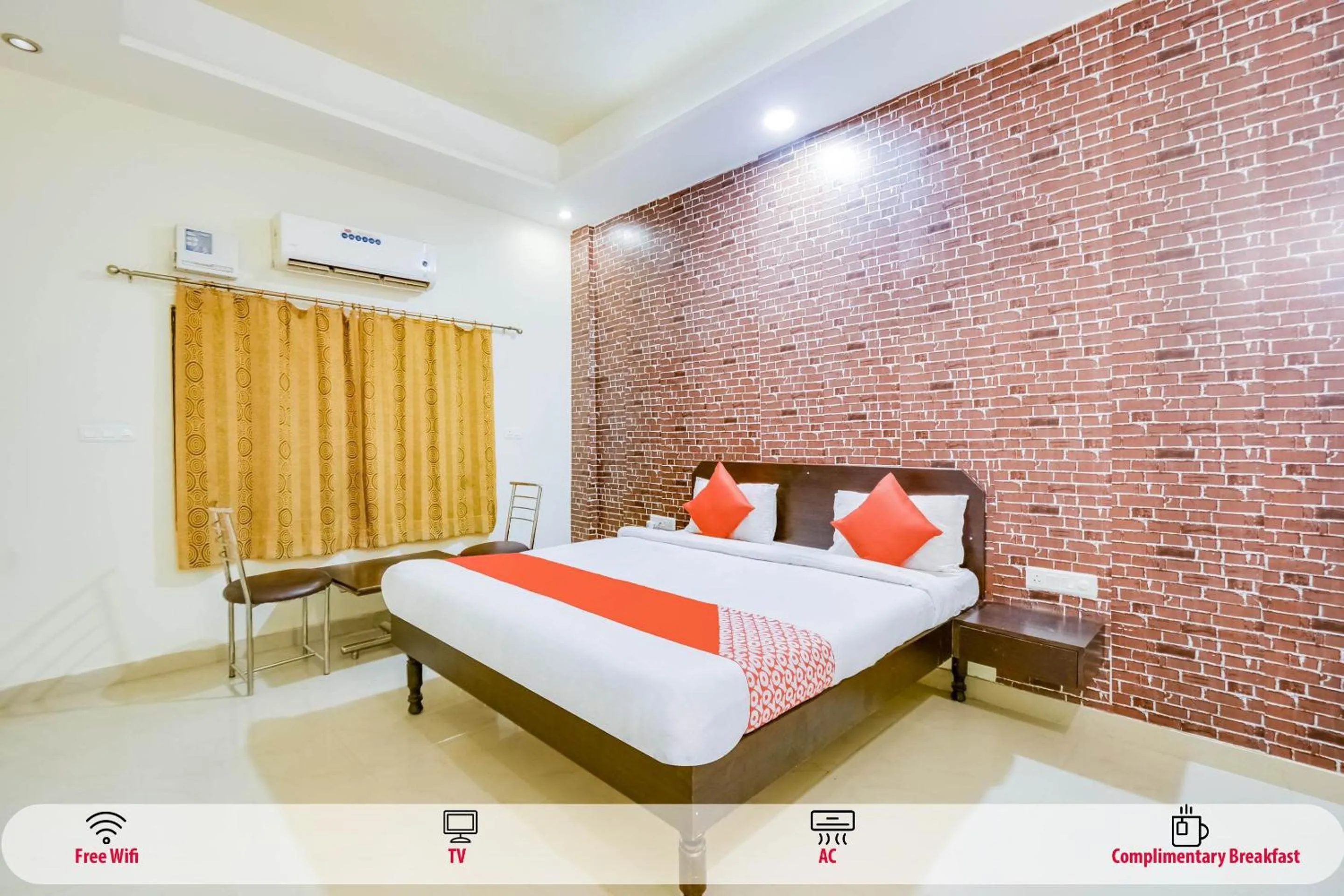 Bedroom, Bed in Hotel O The Thar Mid Way Hotel And Restaurant