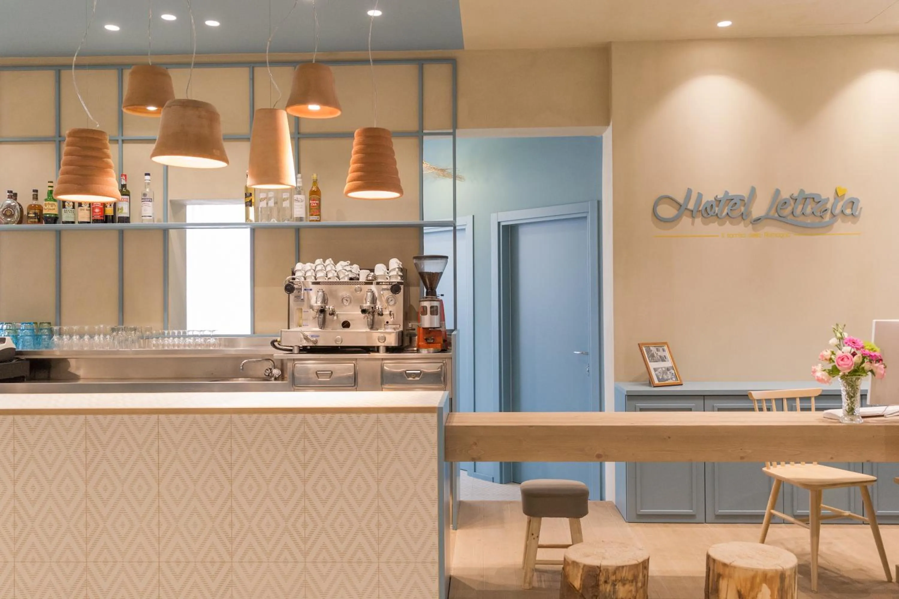 Lobby or reception in Hotel Letizia