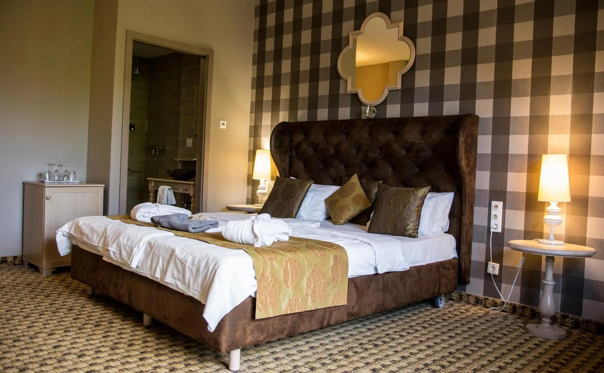 Bed in Oxigén Family Hotel Noszvaj