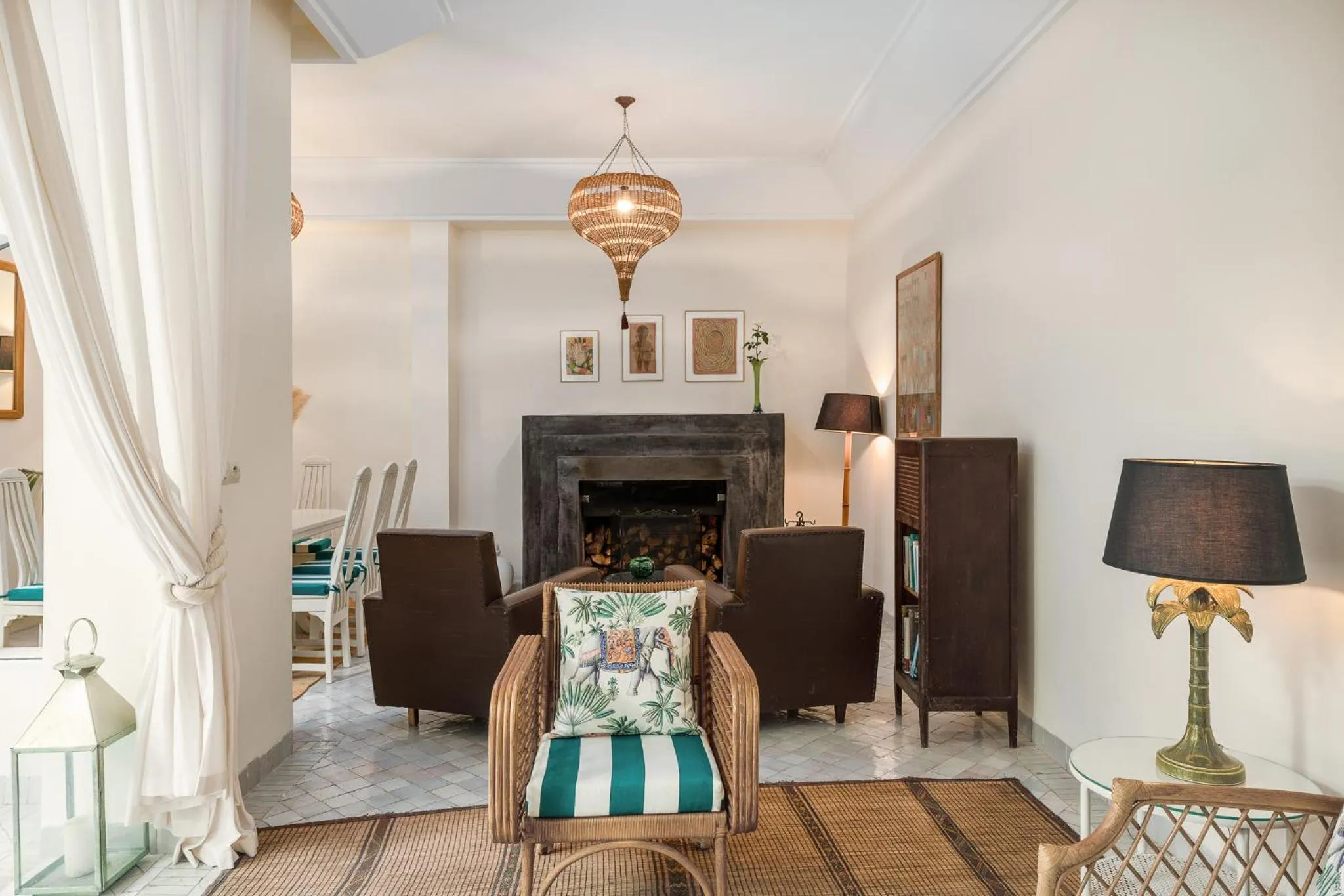 Living room in Riad D'ari