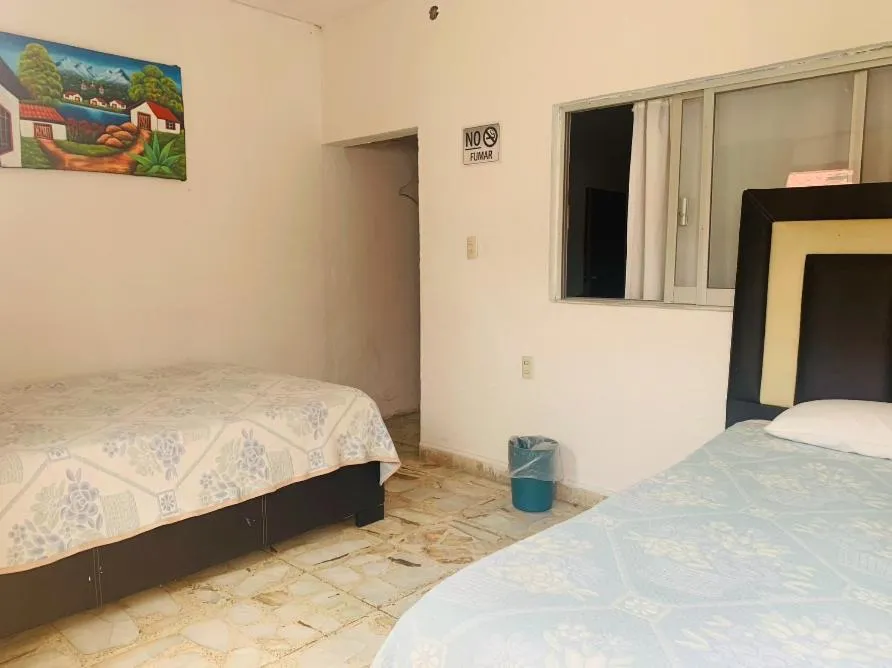 Bed in Hotel Puerto Villamar