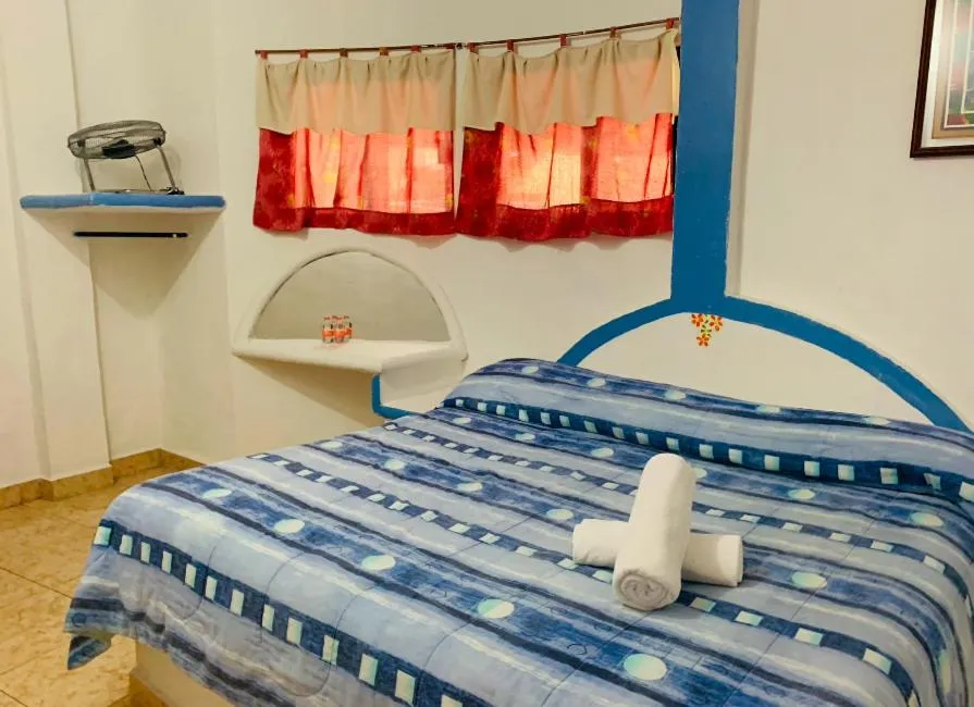 Bed in Hotel Puerto Villamar