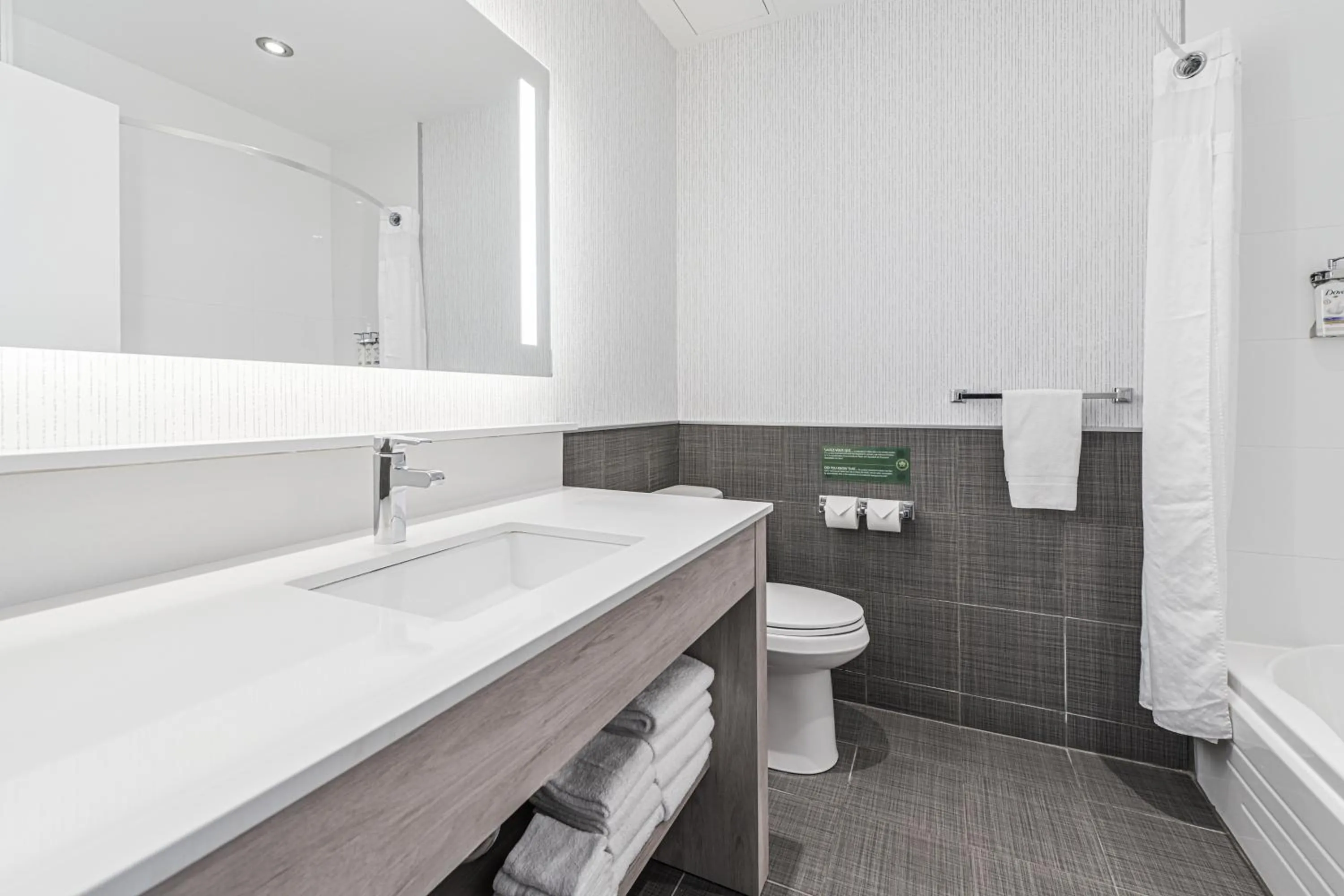 Toilet in Holiday Inn Express Hotel & Suites Saint - Hyacinthe by IHG