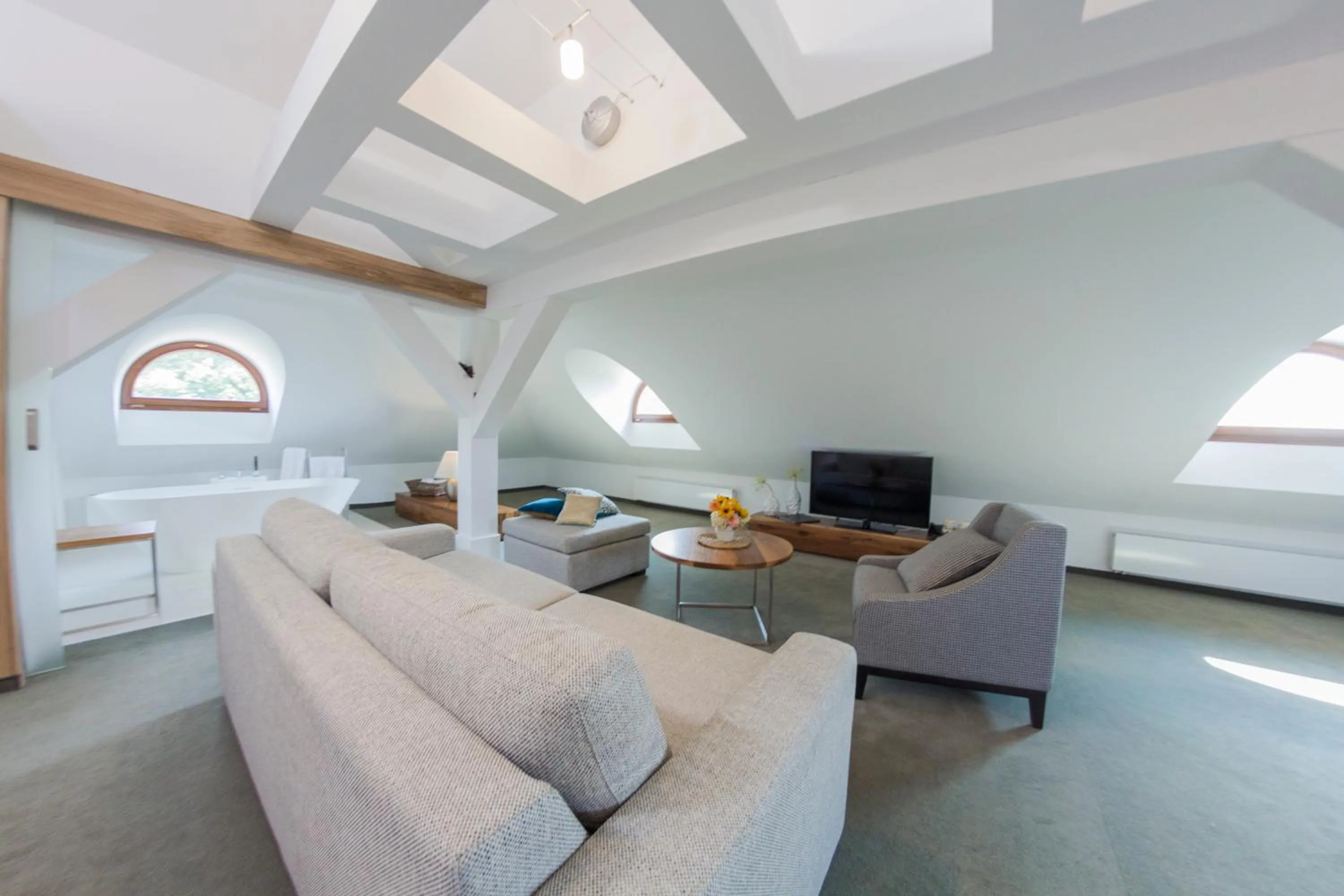 Seating area in Hotel Jakubus