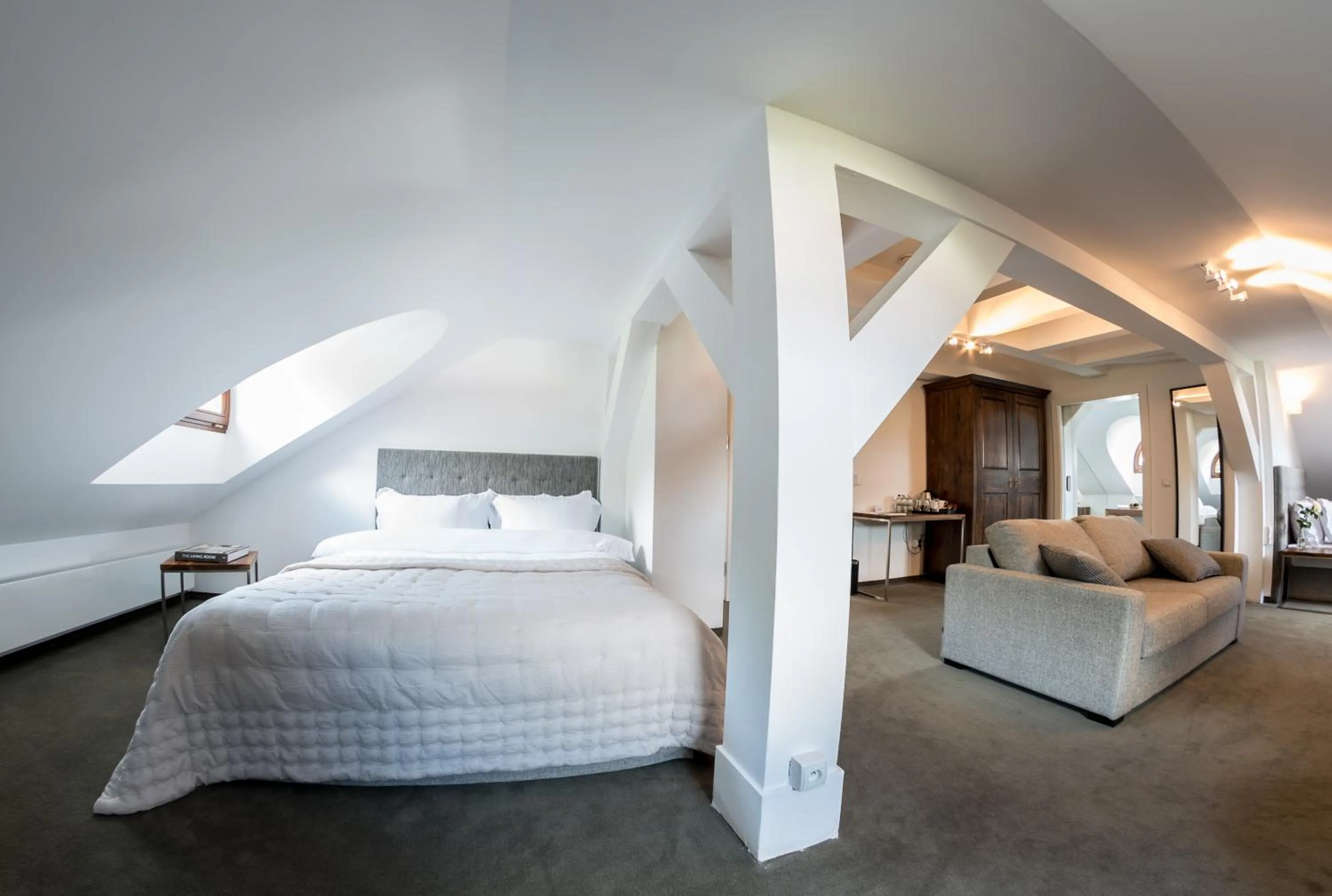 Bed in Hotel Jakubus