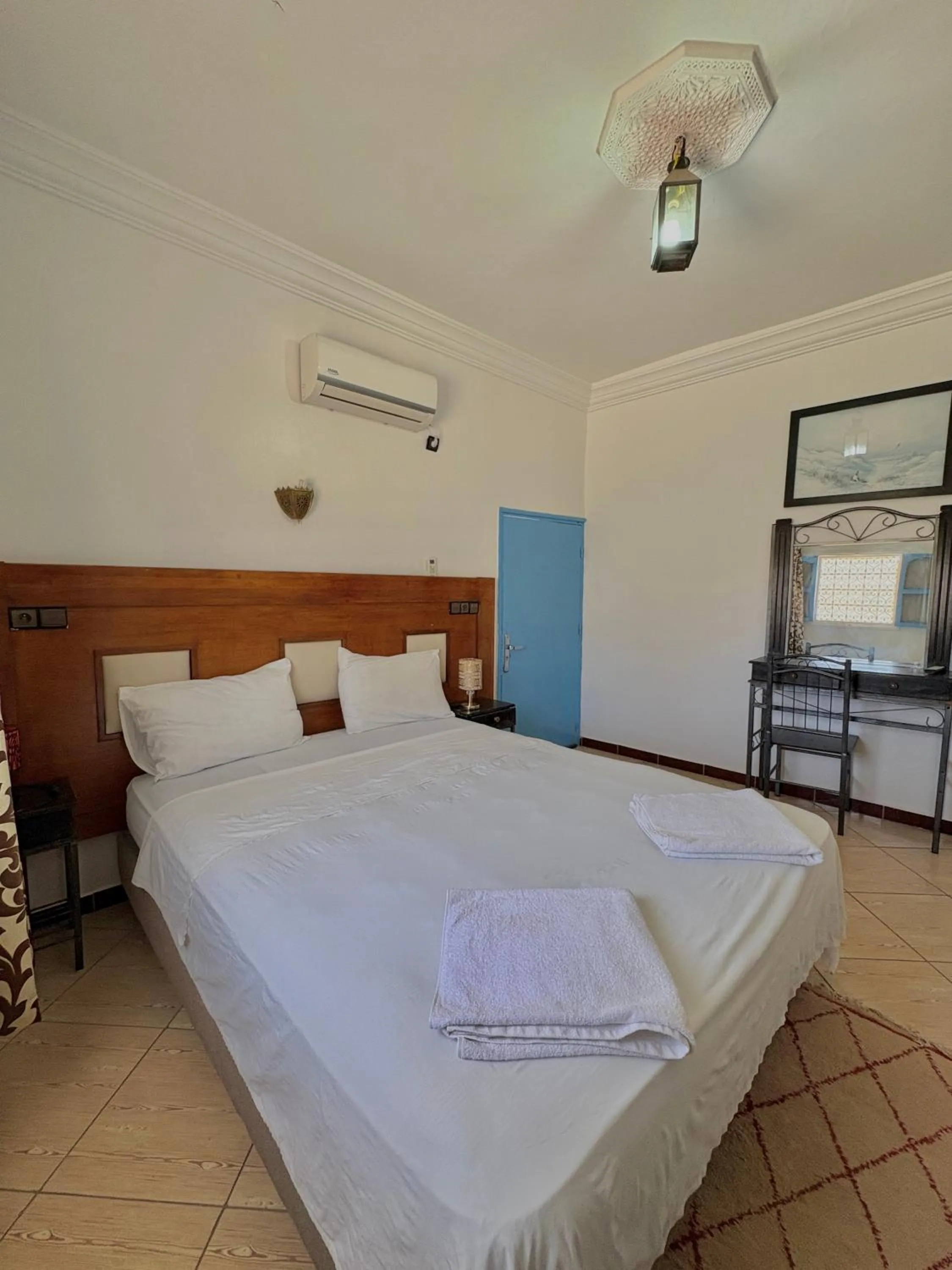 Photo of the whole room, Bed in Hotel L'Arganier d'Ammelne