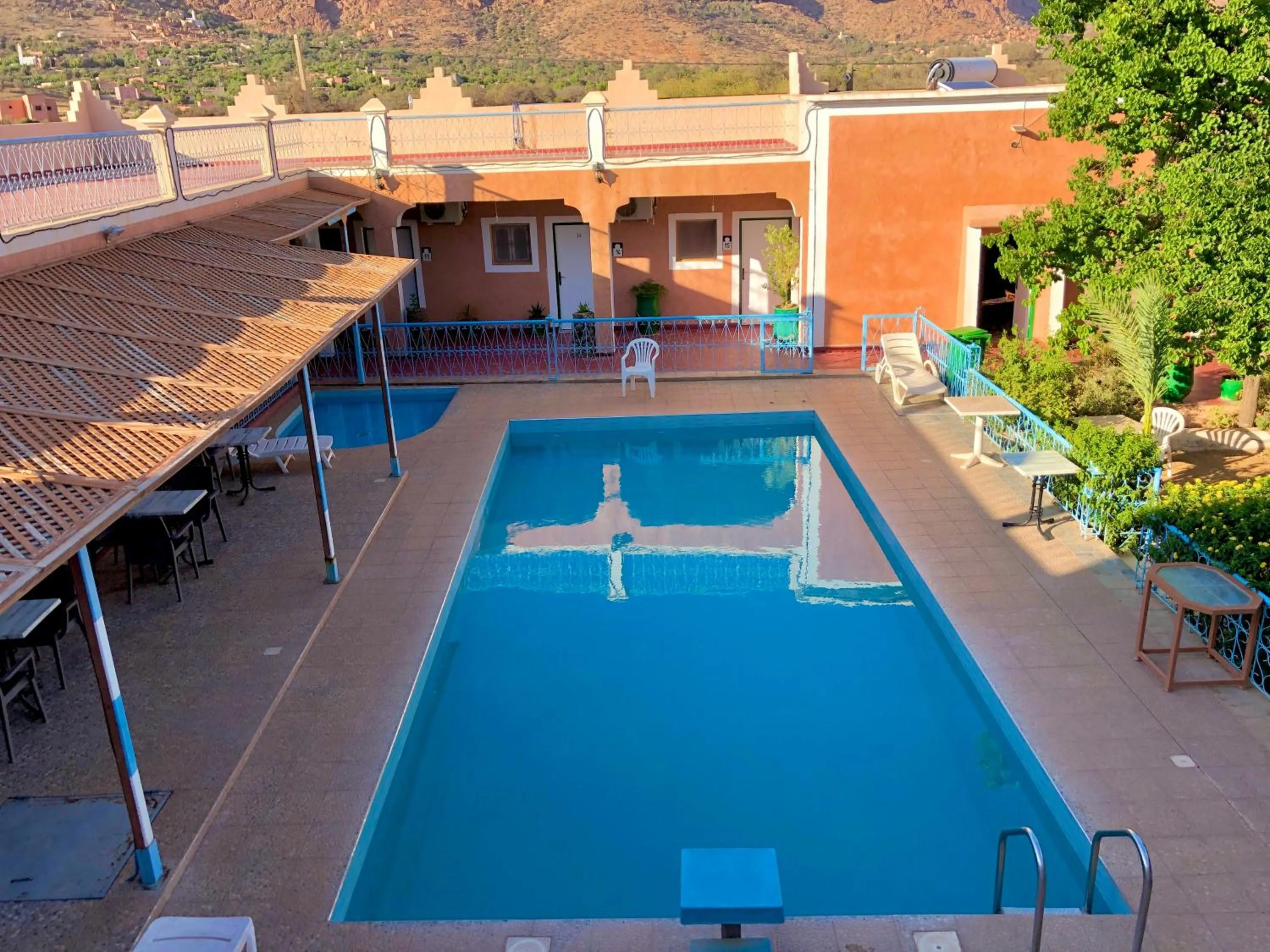 Swimming pool in Hotel L'Arganier d'Ammelne