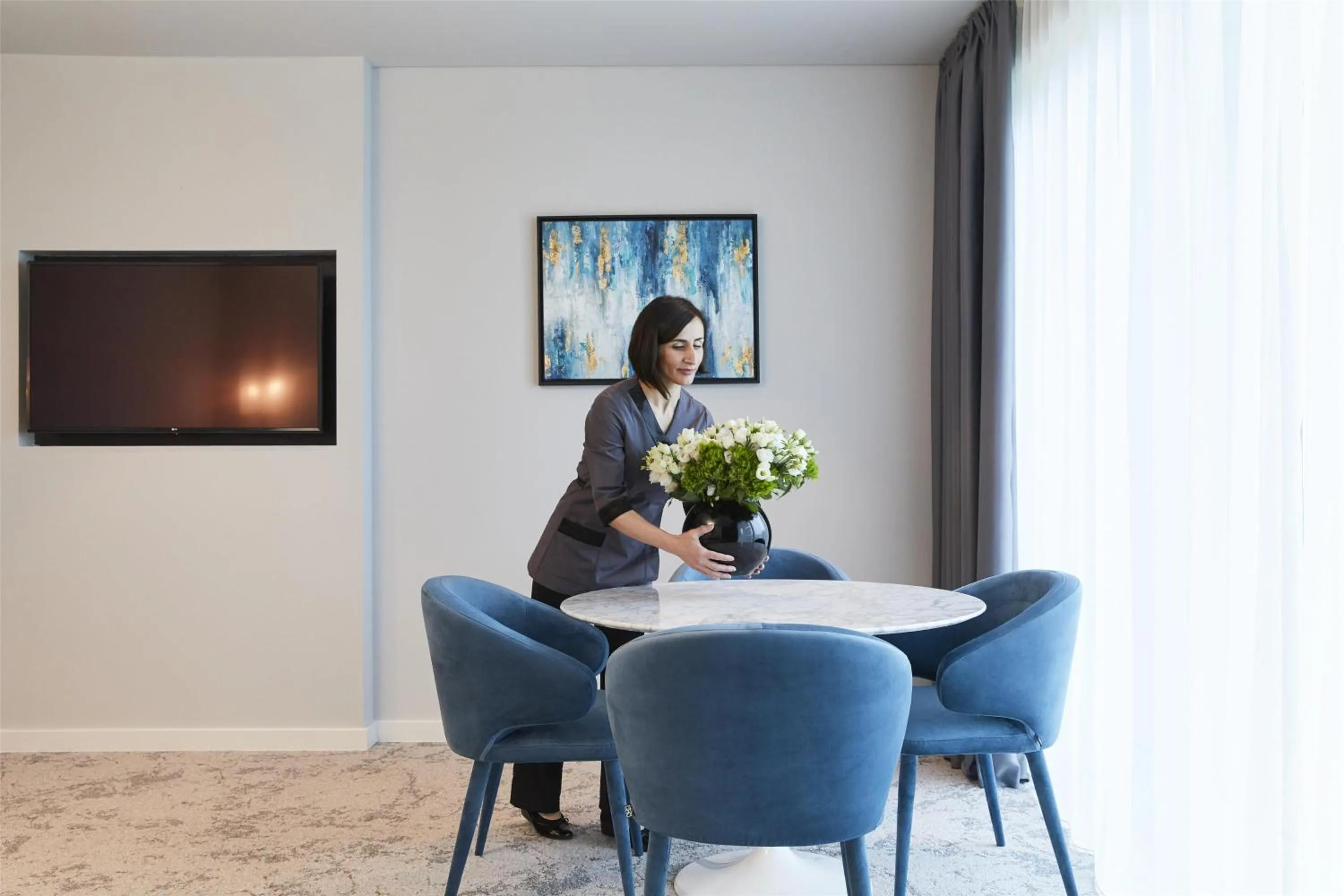 Living room in Hotel Kempinski Palace Portorož