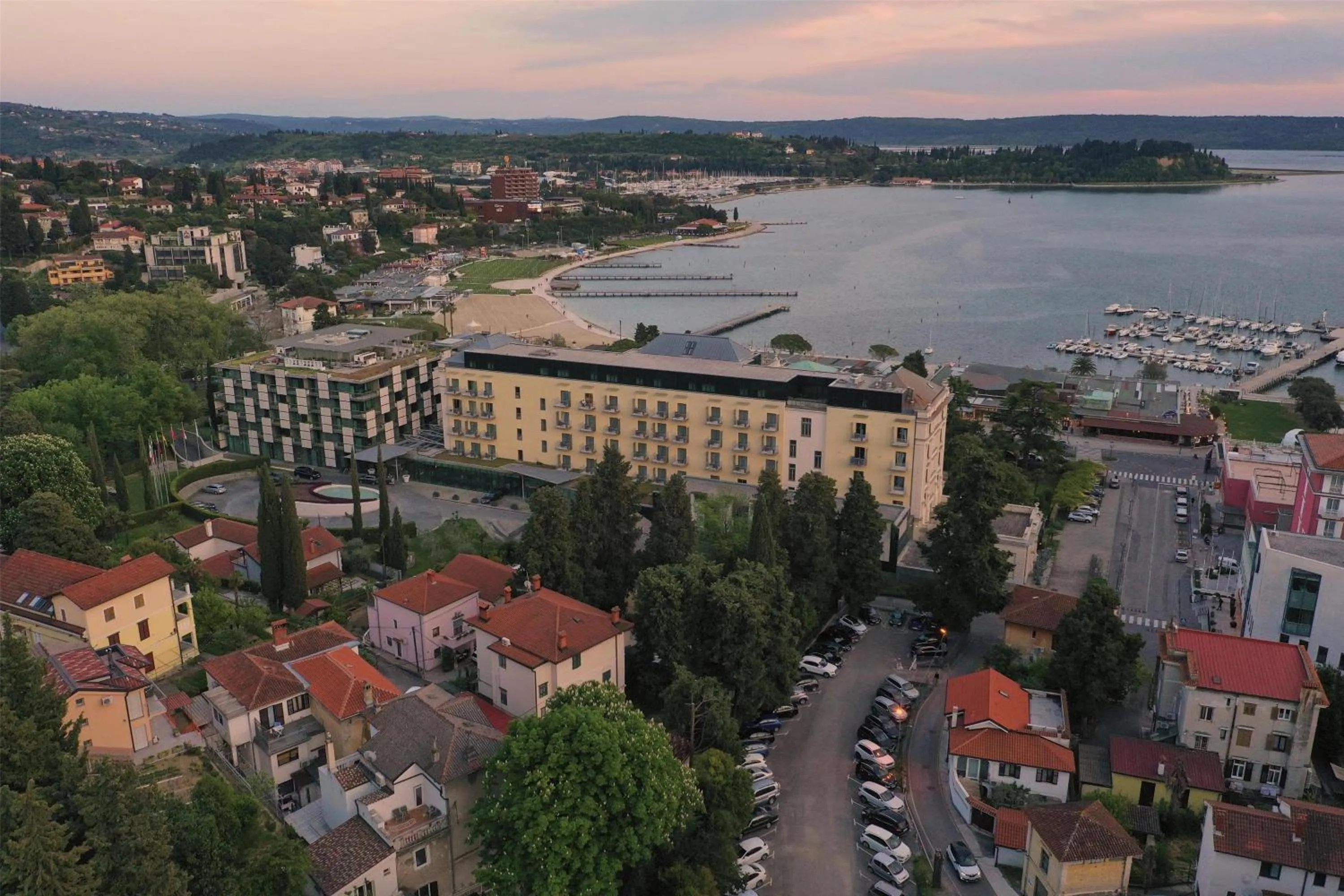 Property building in Hotel Kempinski Palace Portorož