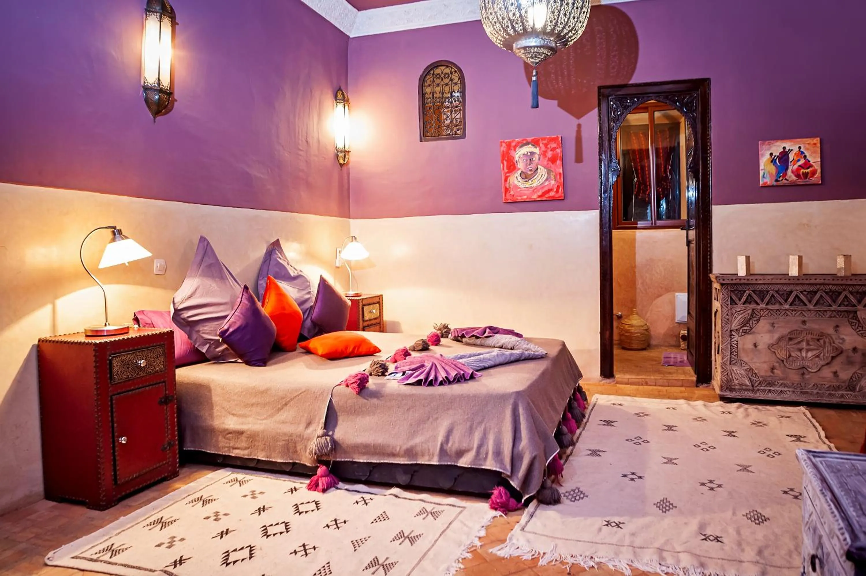 Bed in Riad Dar Nadwa