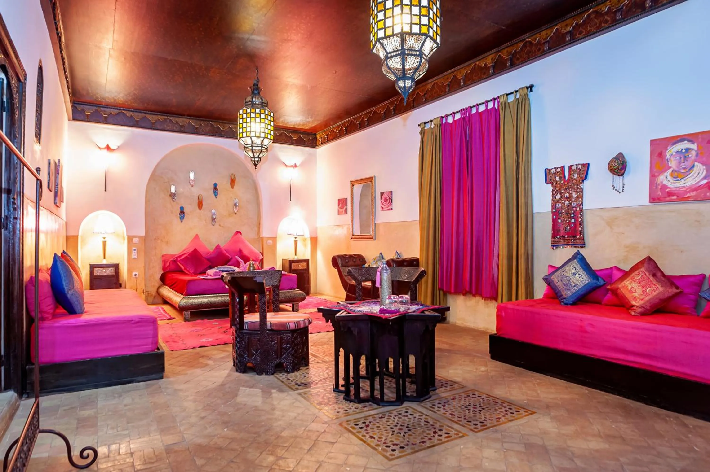 Bed in Riad Dar Nadwa