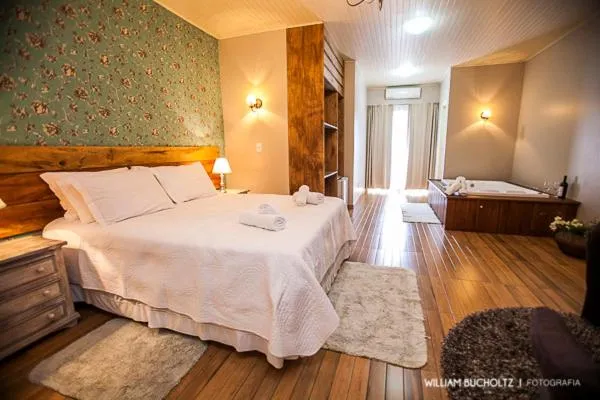 Bed in Pousada Pedra Preta