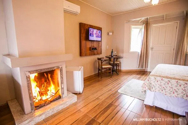 Bed in Pousada Pedra Preta